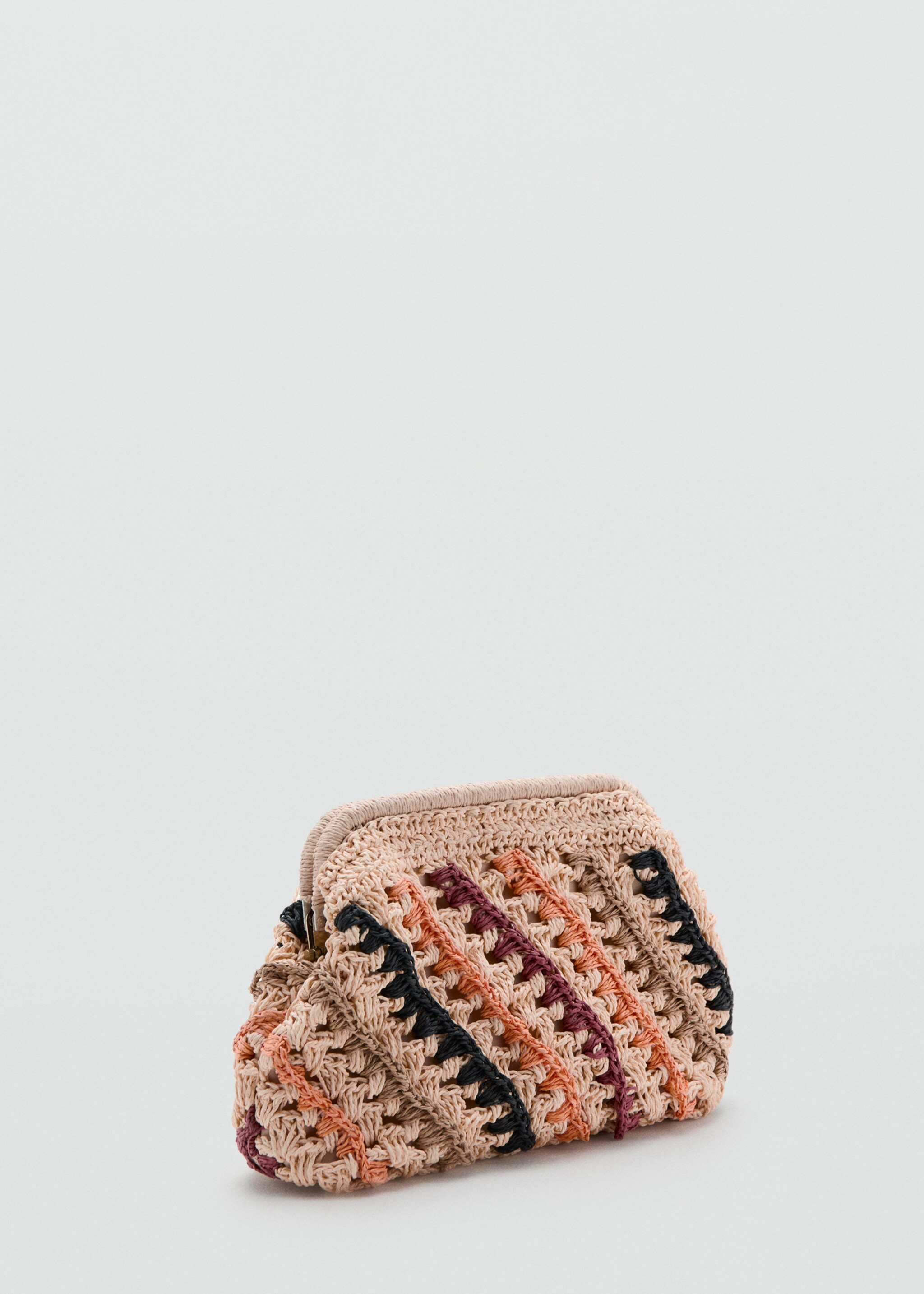 Bolso de mano crochet - Plano medio, Arena. Ref: 27045157-00.