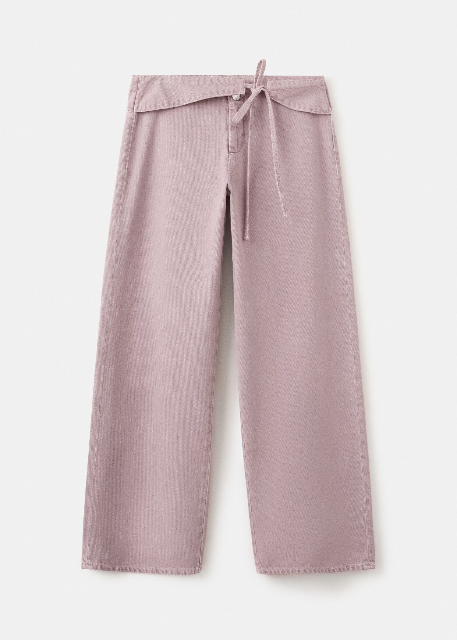 Straight-leg jeans with bow detail - Article without model