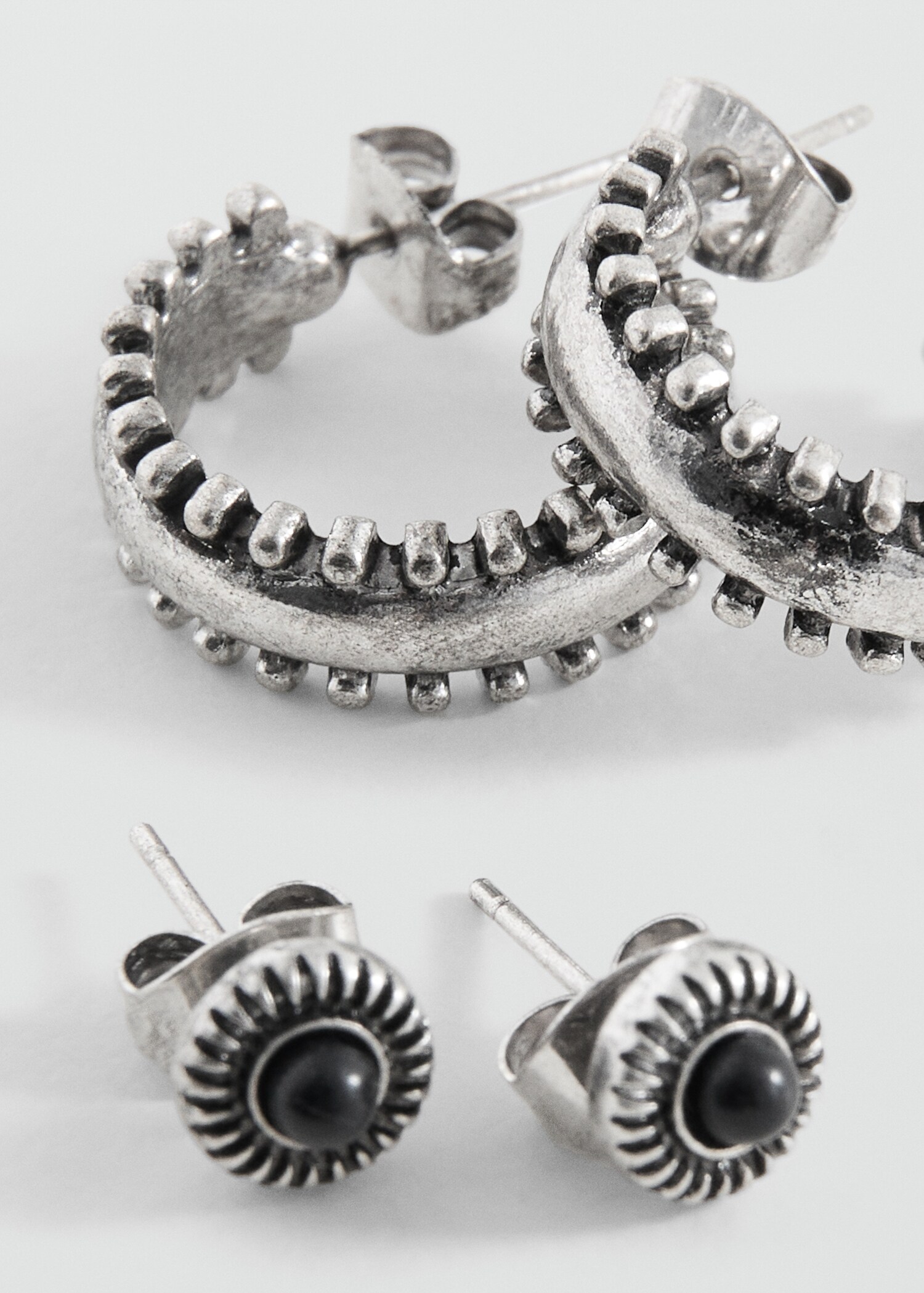 Pack pendientes combinados - Plano medio