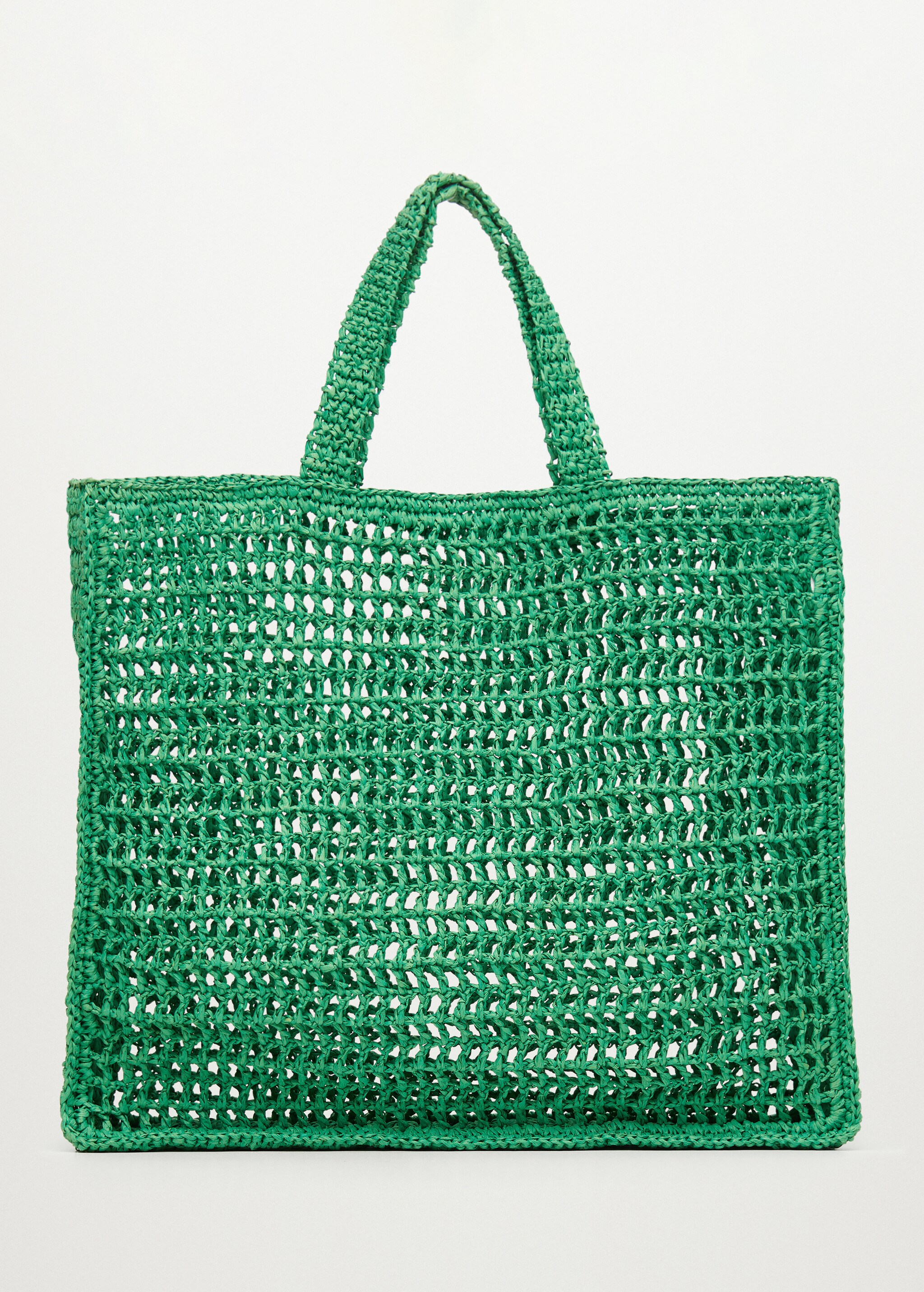 Raffia shopper bag - Article without model