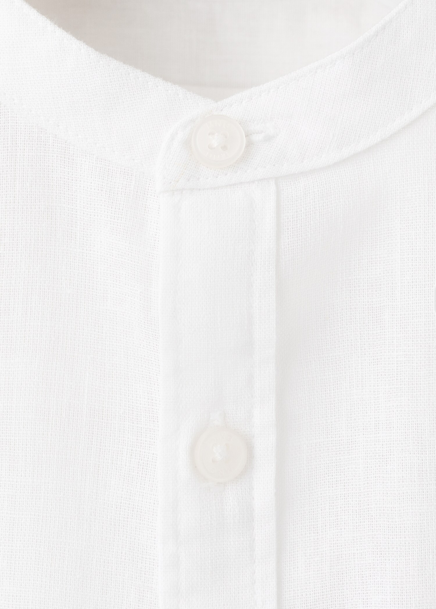 Linen-blend shirt - Details of the article 8