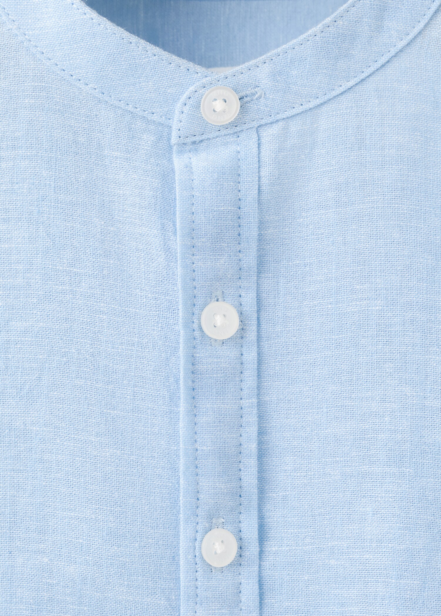 Linen-blend shirt - Details of the article 8