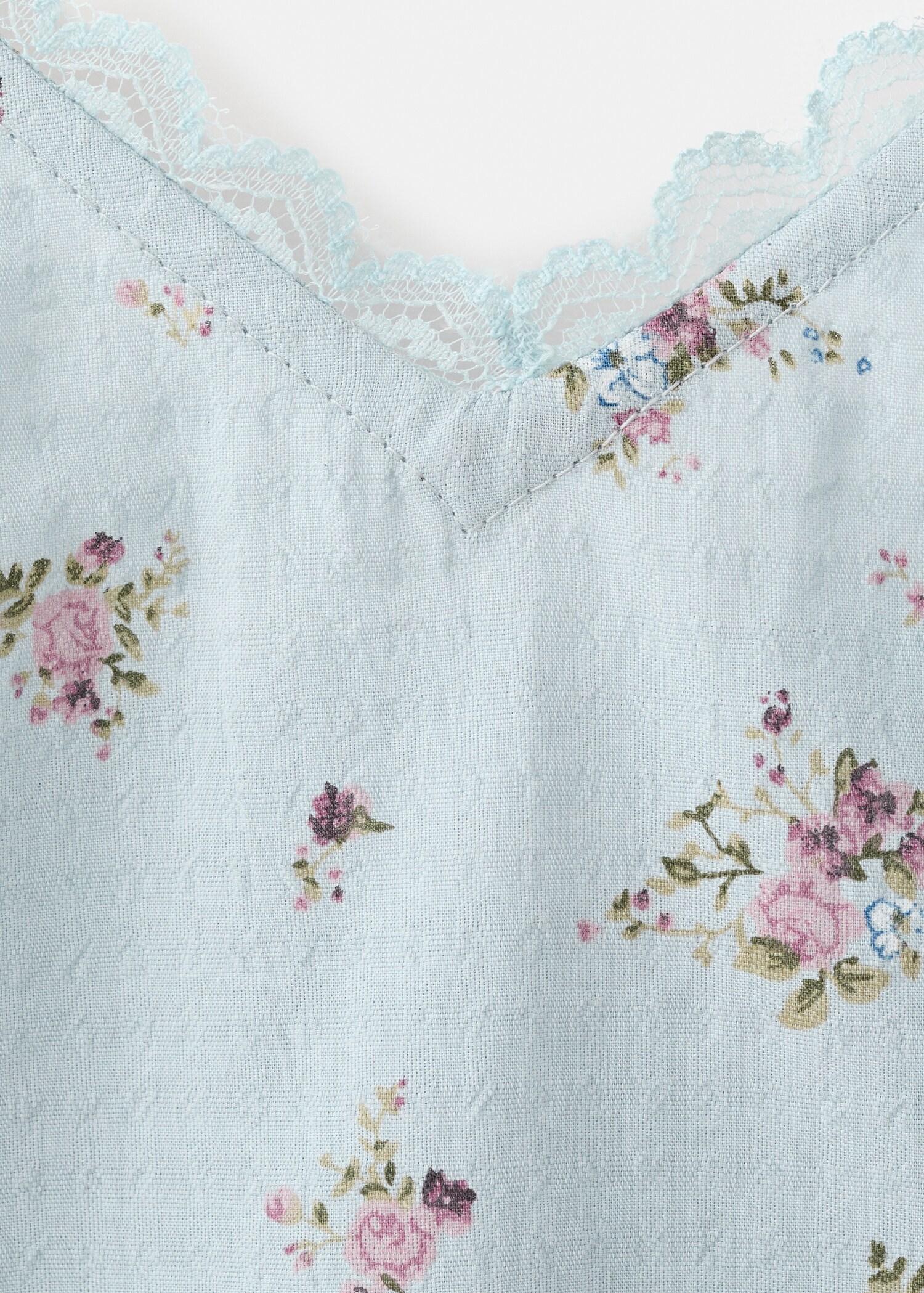 Floral cotton pyjamas - Details of the article 8