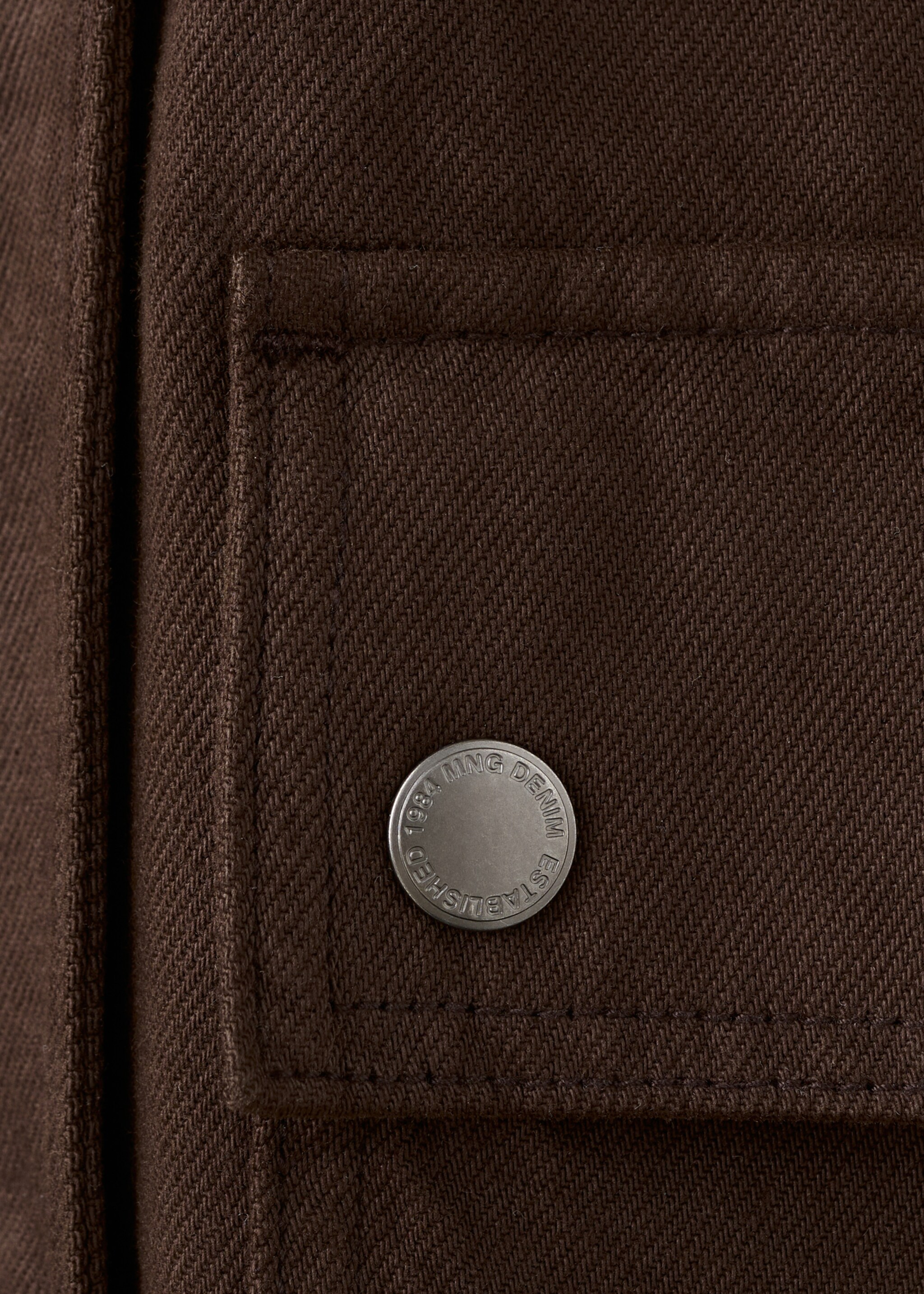 Jacket amelia - Details of the article 8, Chocolate. Ref: 27045819-00.