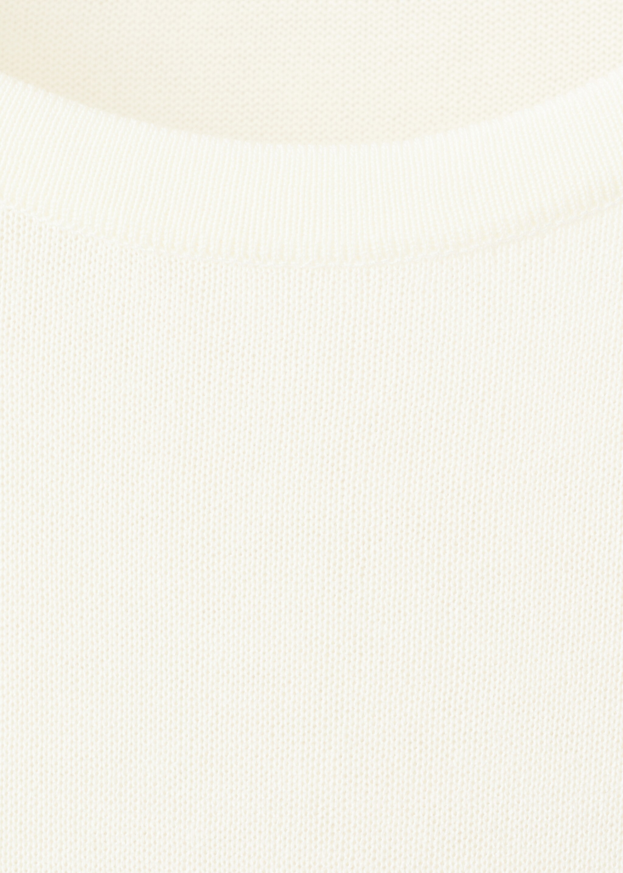 تيشيرت محبوك بأكمام قصيرة - تفاصيل المنتج 8, بيج فاتح. Ref: 27045820-00.