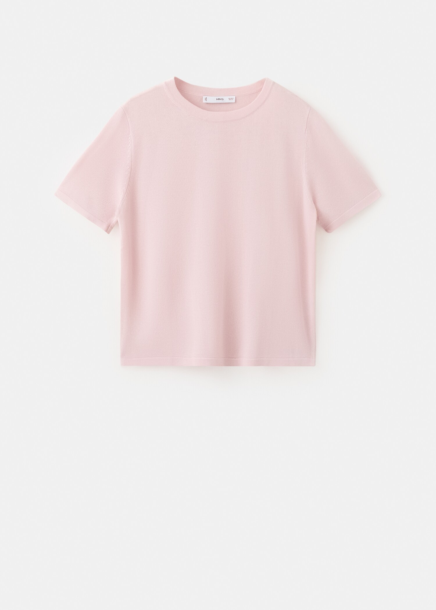 Short-sleeved knitted sweater - Article without model