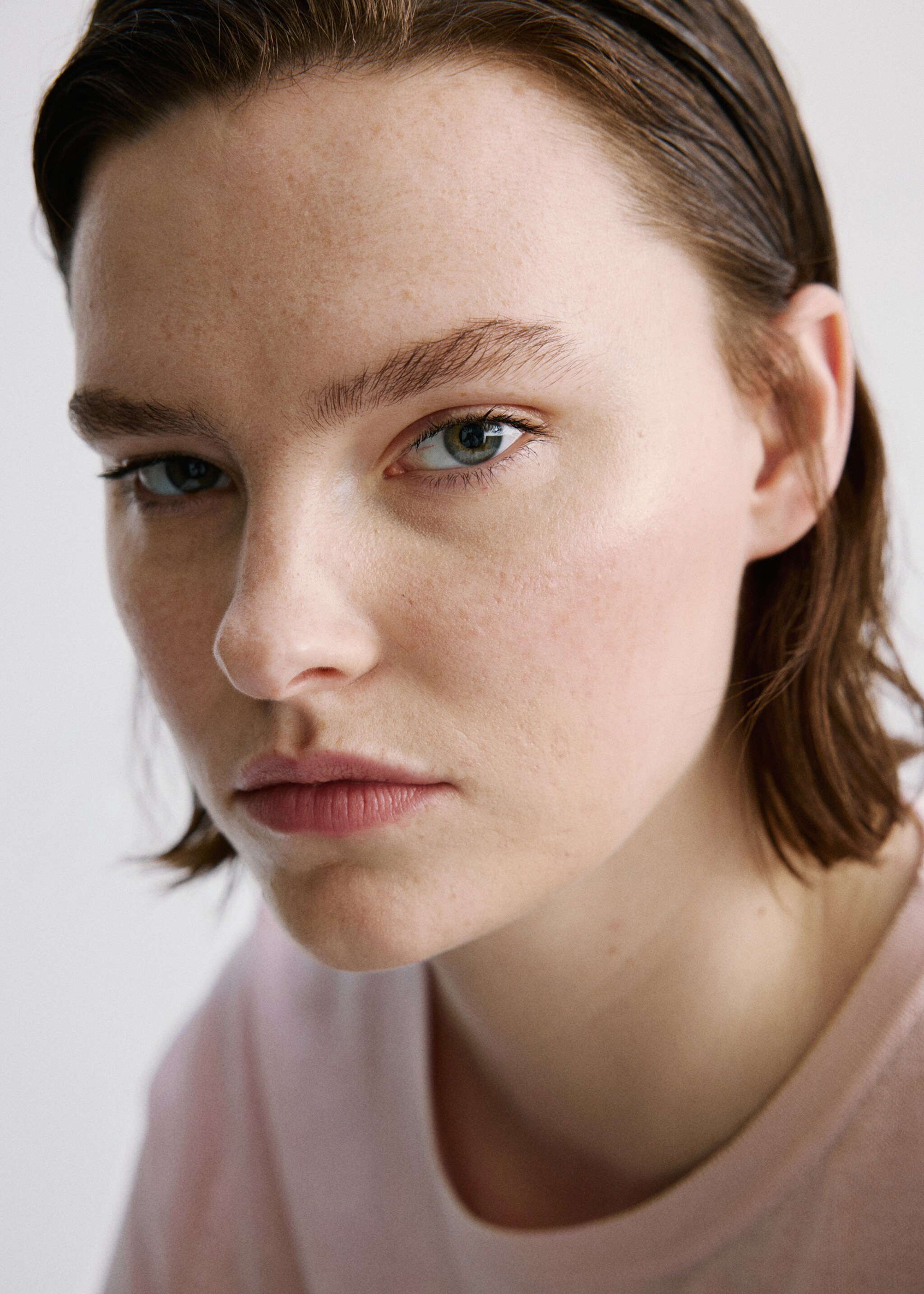 Pull en maille à manches courtes - Détail de l'article 4, Rose pastel. Ref: 27045820-00.