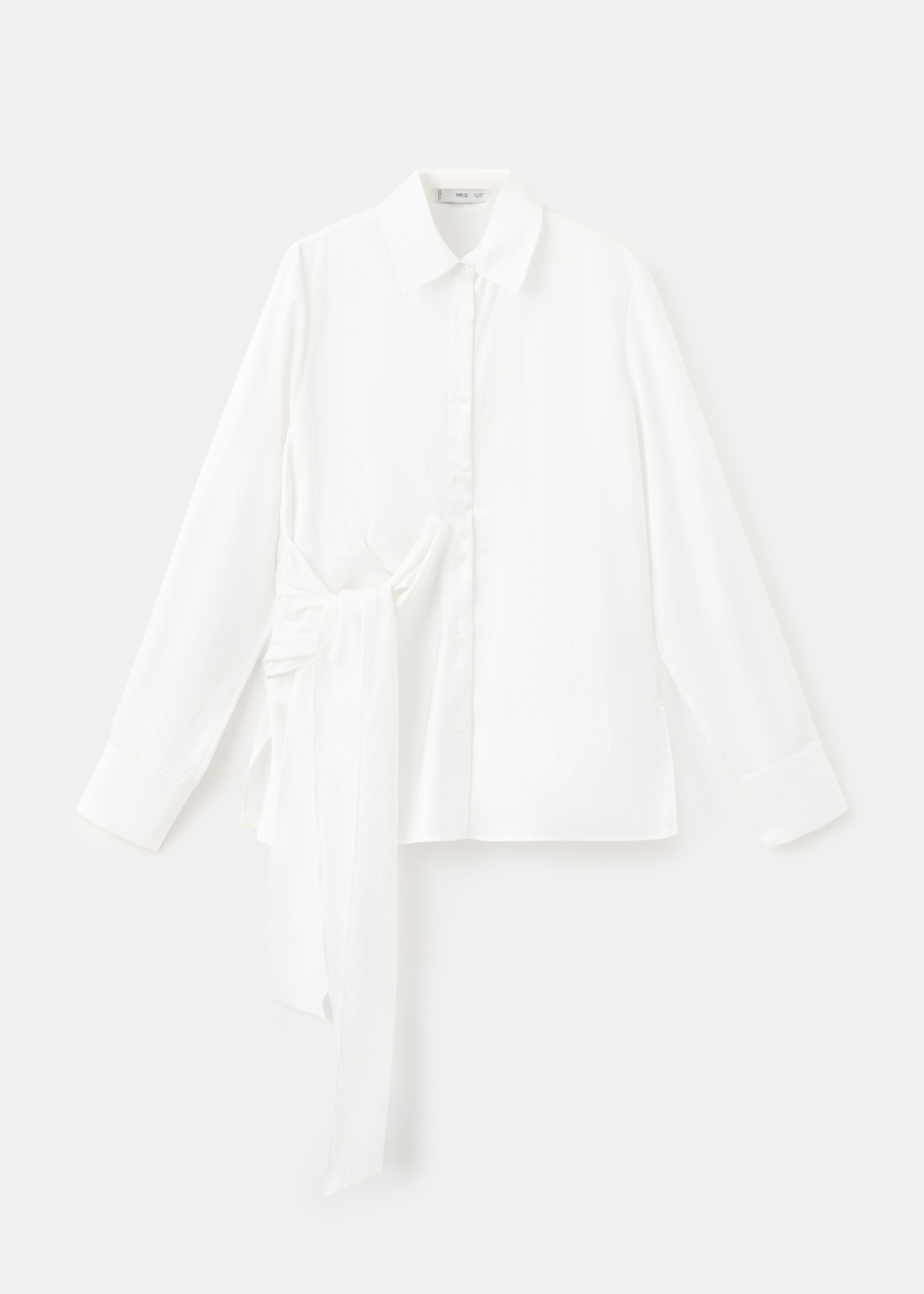 Shirt side knot - Article without model, Off White. Ref: 27045827-00.