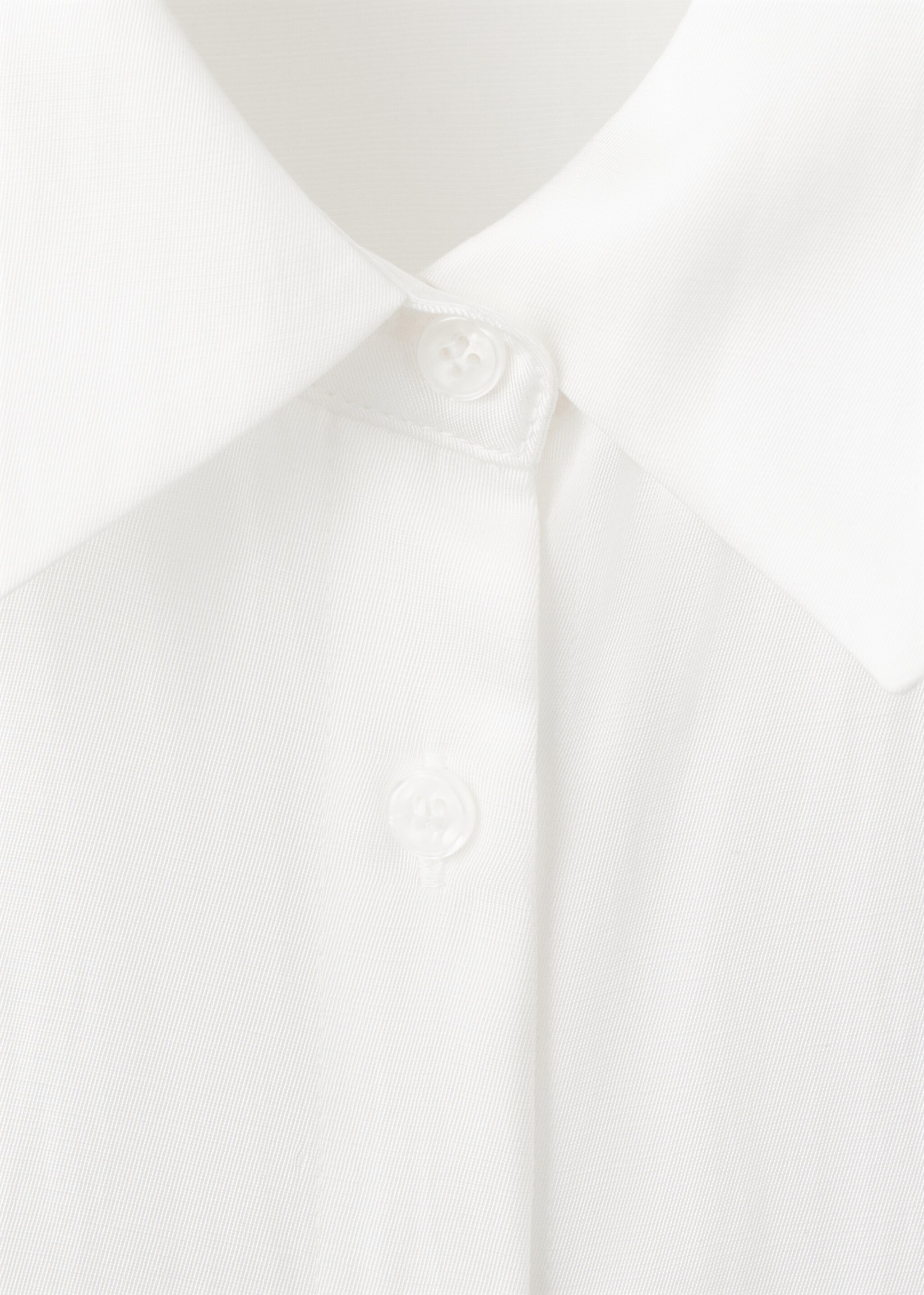 Shirt side knot - Details of the article 0, Off White. Ref: 27045827-00.