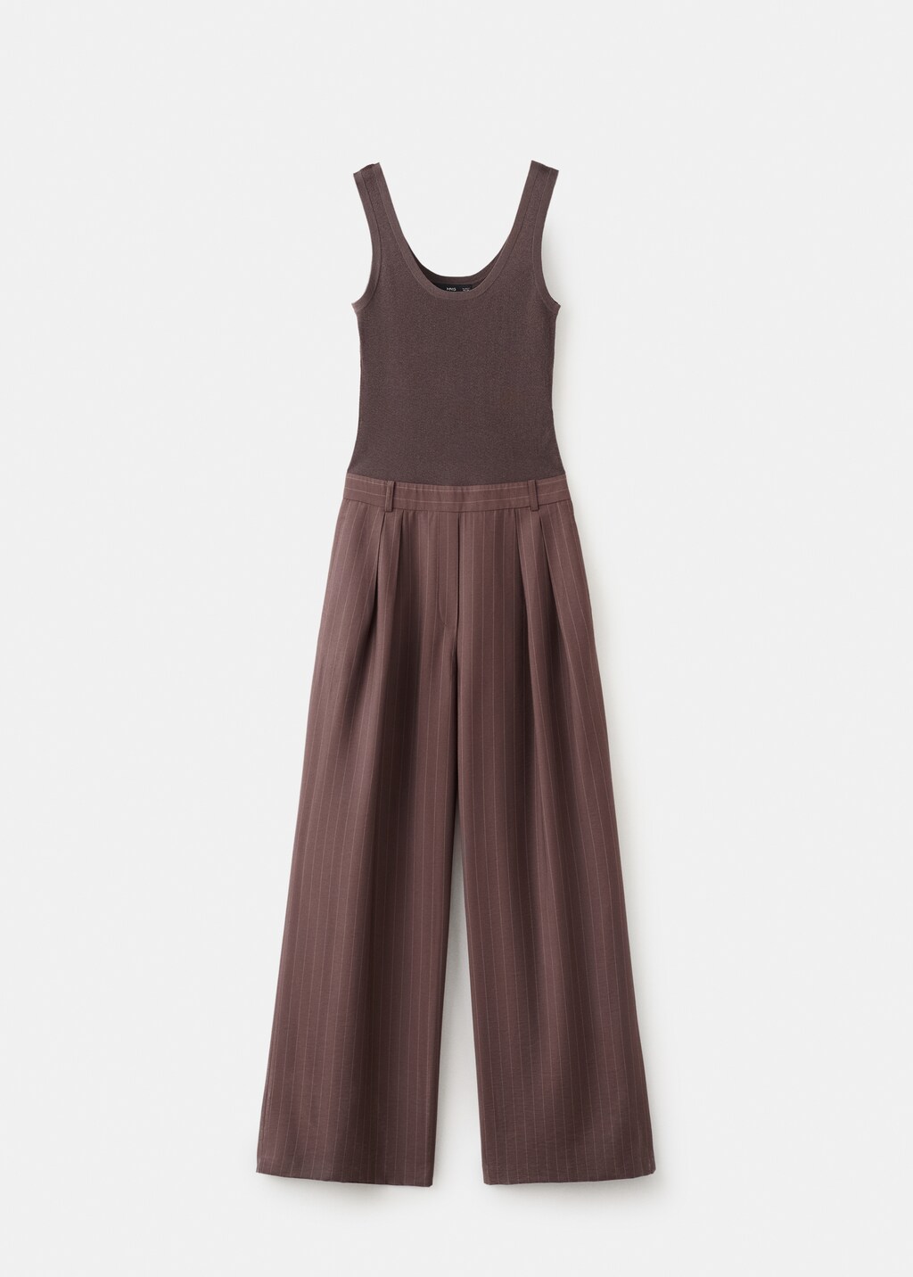Pinstripe jumpsuit combination - image 2