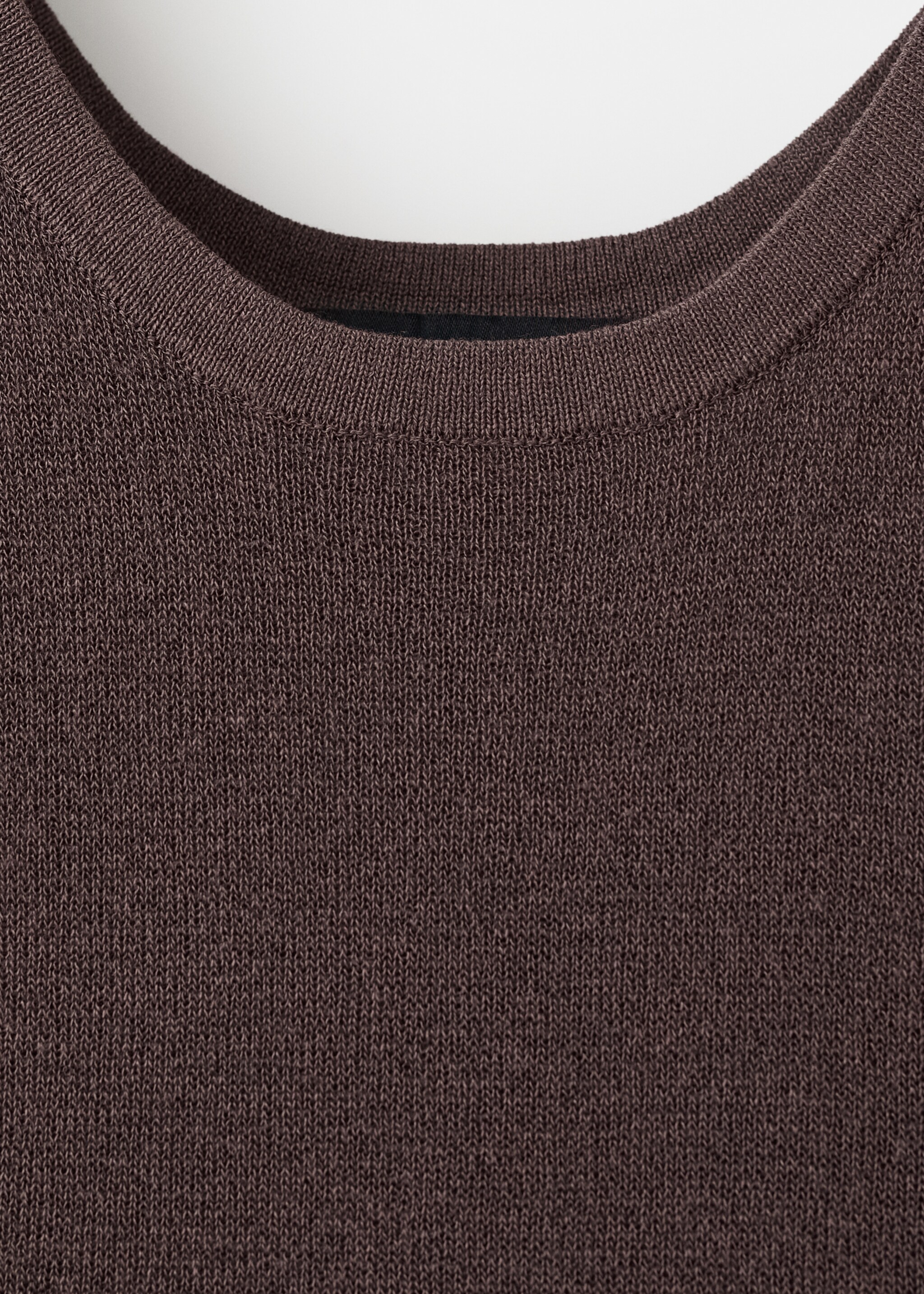 Pinstripe jumpsuit combination - Details of the article 0, Light/Pastel Brown. Ref: 27045832-00.