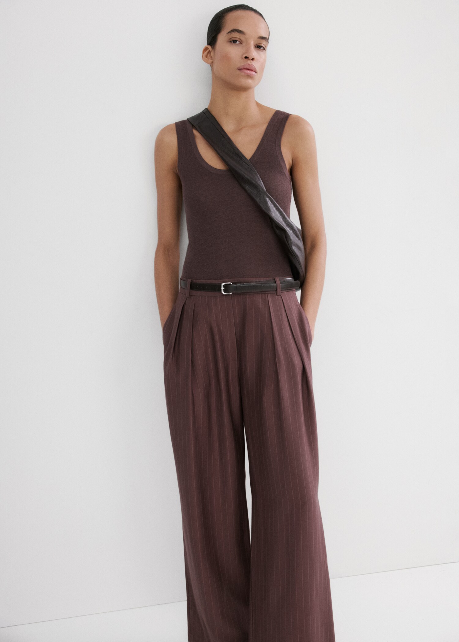 Pinstripe jumpsuit combination - Details of the article 6