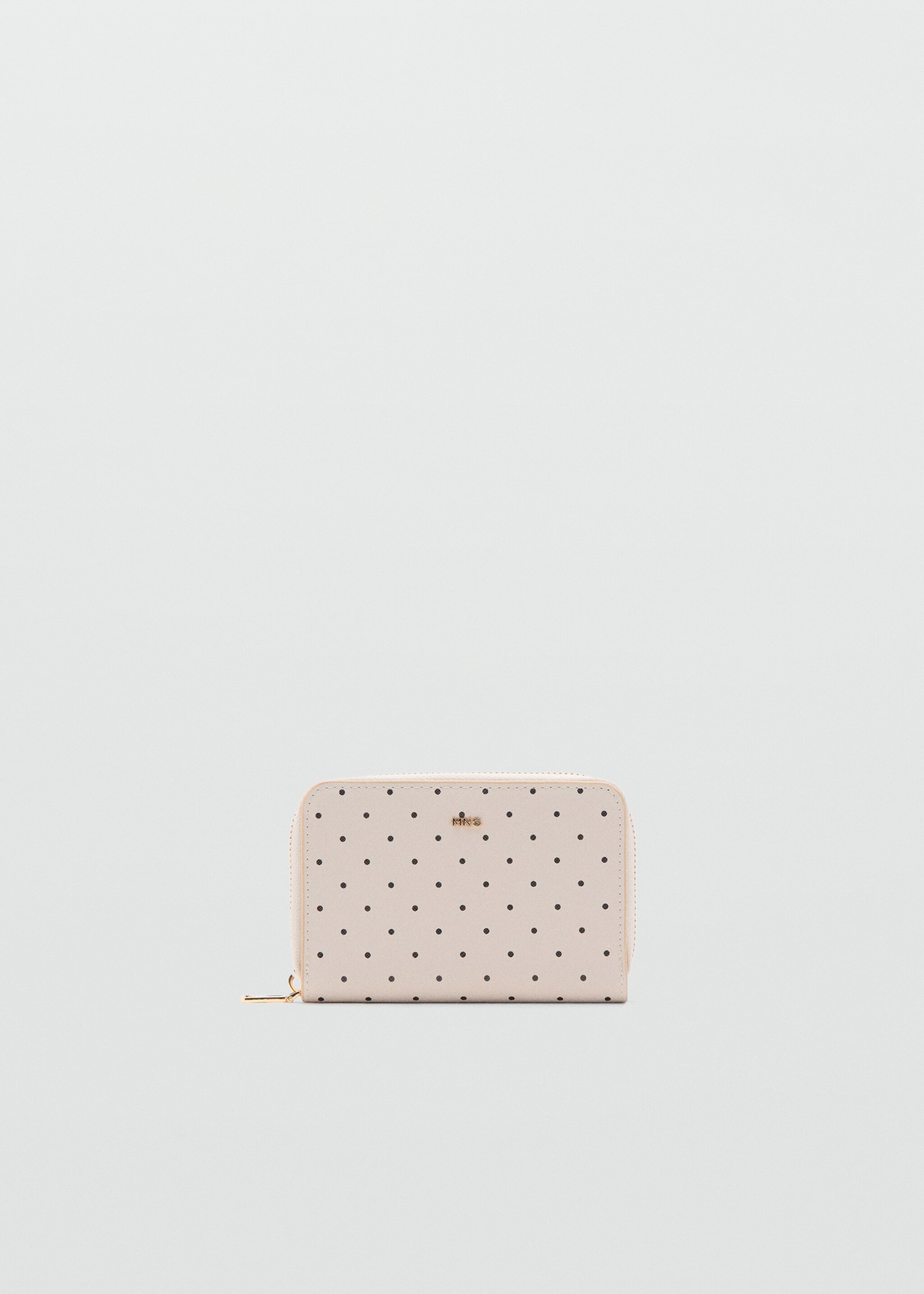 Portefeuille à pois - Article sans modèle, Blanc cassé. Ref: 27045836-00.