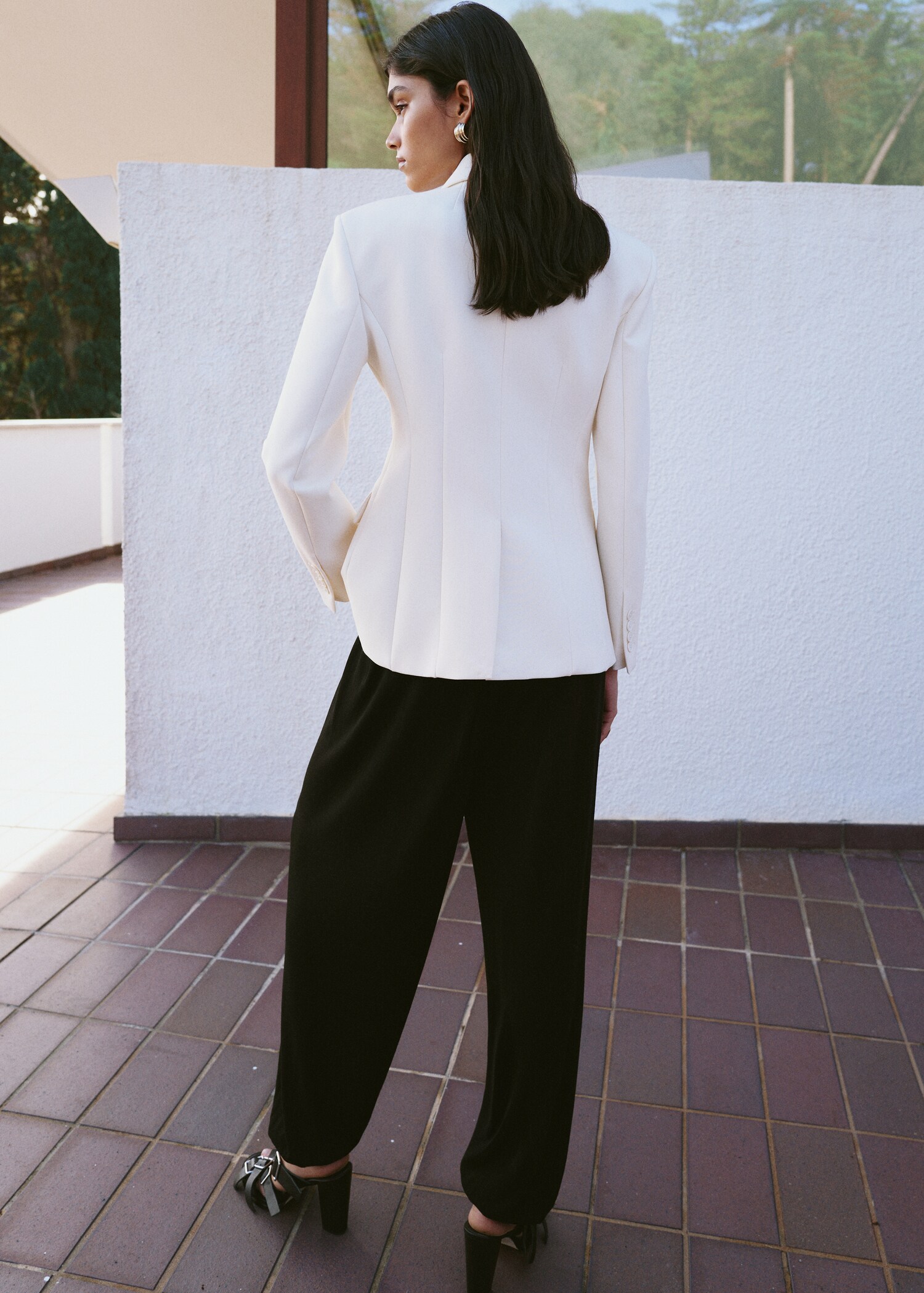 Pantalon balloon maille - Verso de l’article