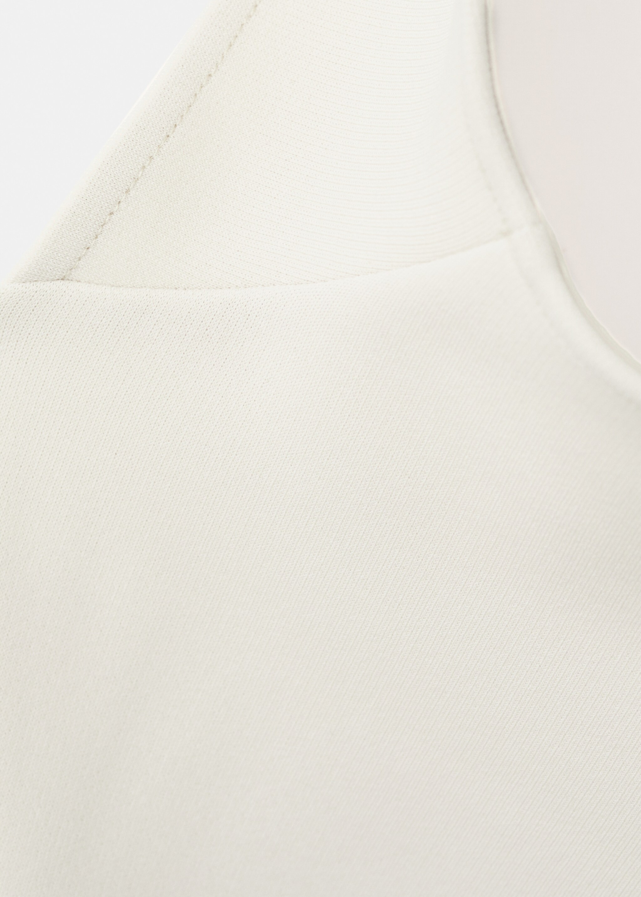 Strapless fitted top - Details of the article 8, White. Ref: 27045842-00.