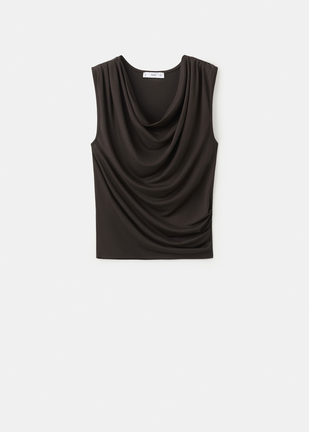 Mango Draped fitted t-shirt