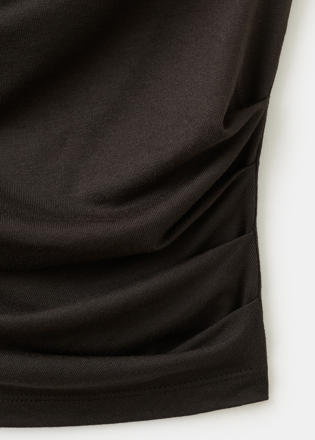 Mango Draped fitted t-shirt