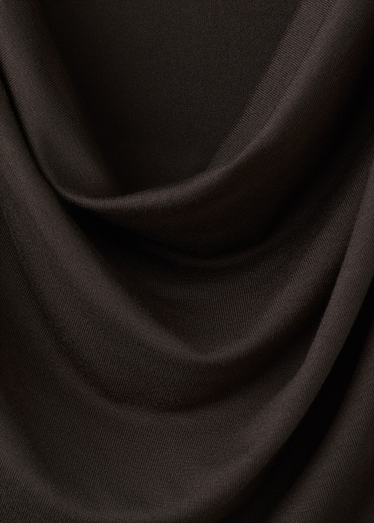 Draped fitted t-shirt - Details of the article 8