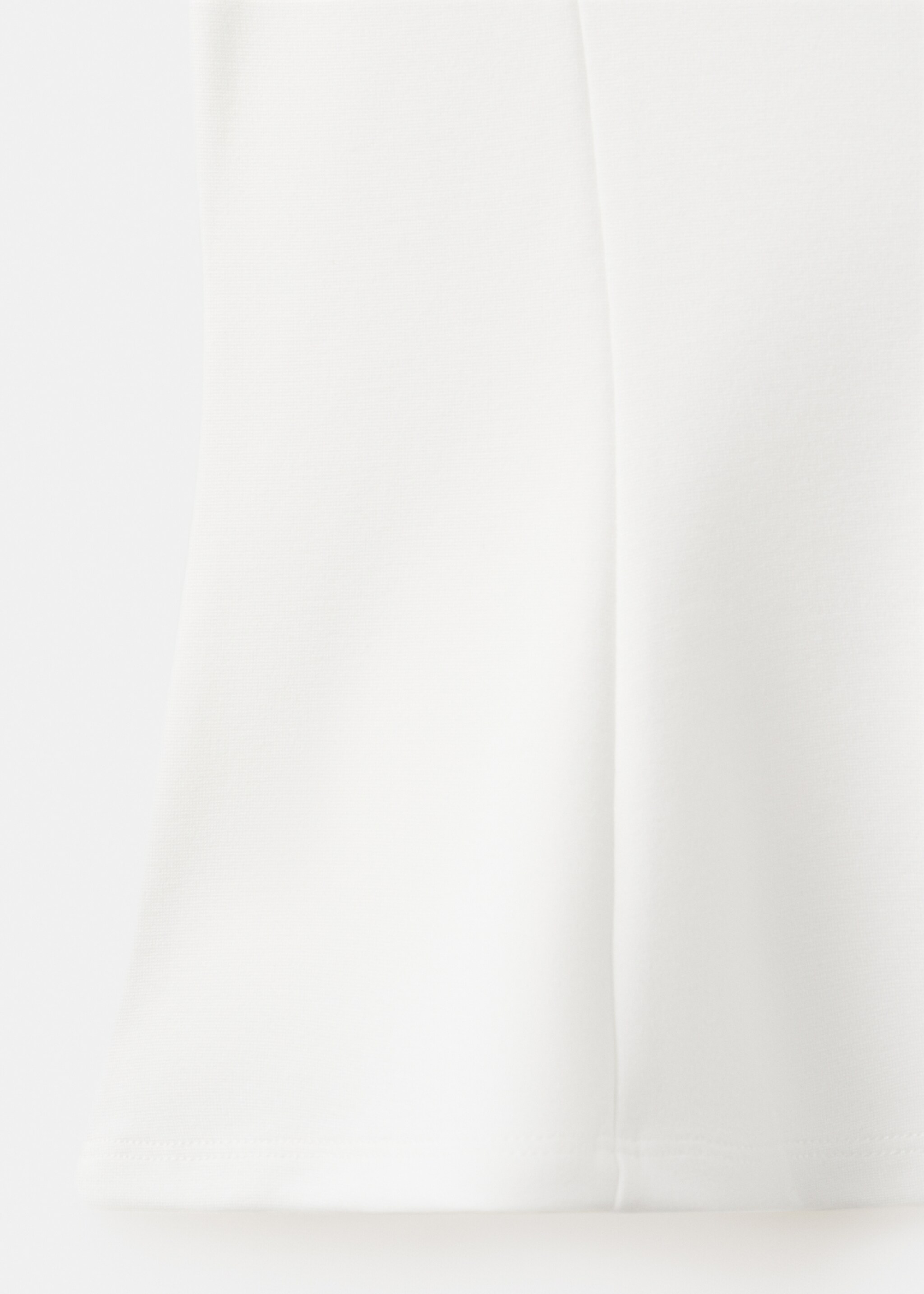 Camiseta peplum hombreras - Detalle del artículo 0, Blanco roto. Ref: 27045844-00.