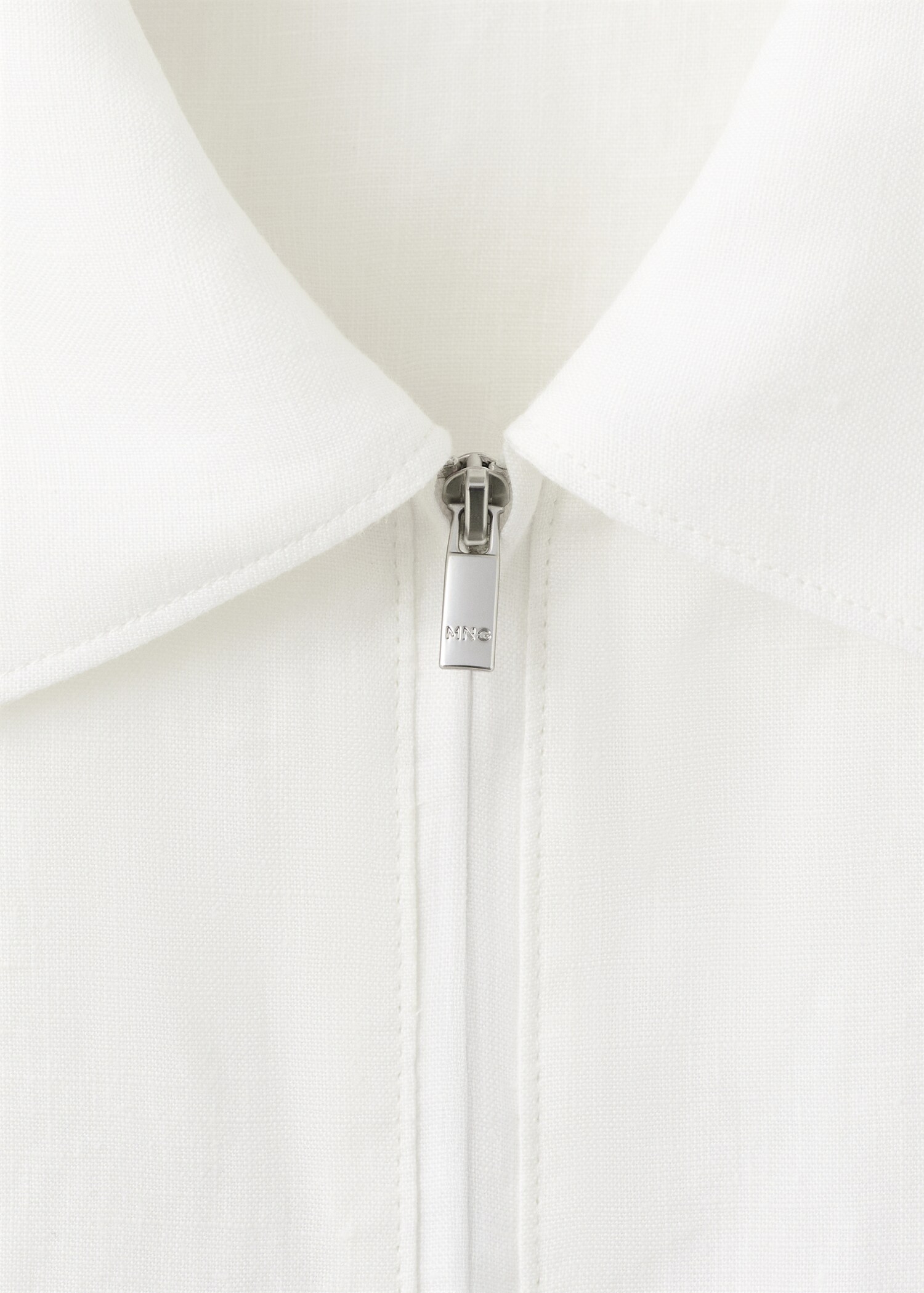 100% linen jacket with pockets - Details of the article 8