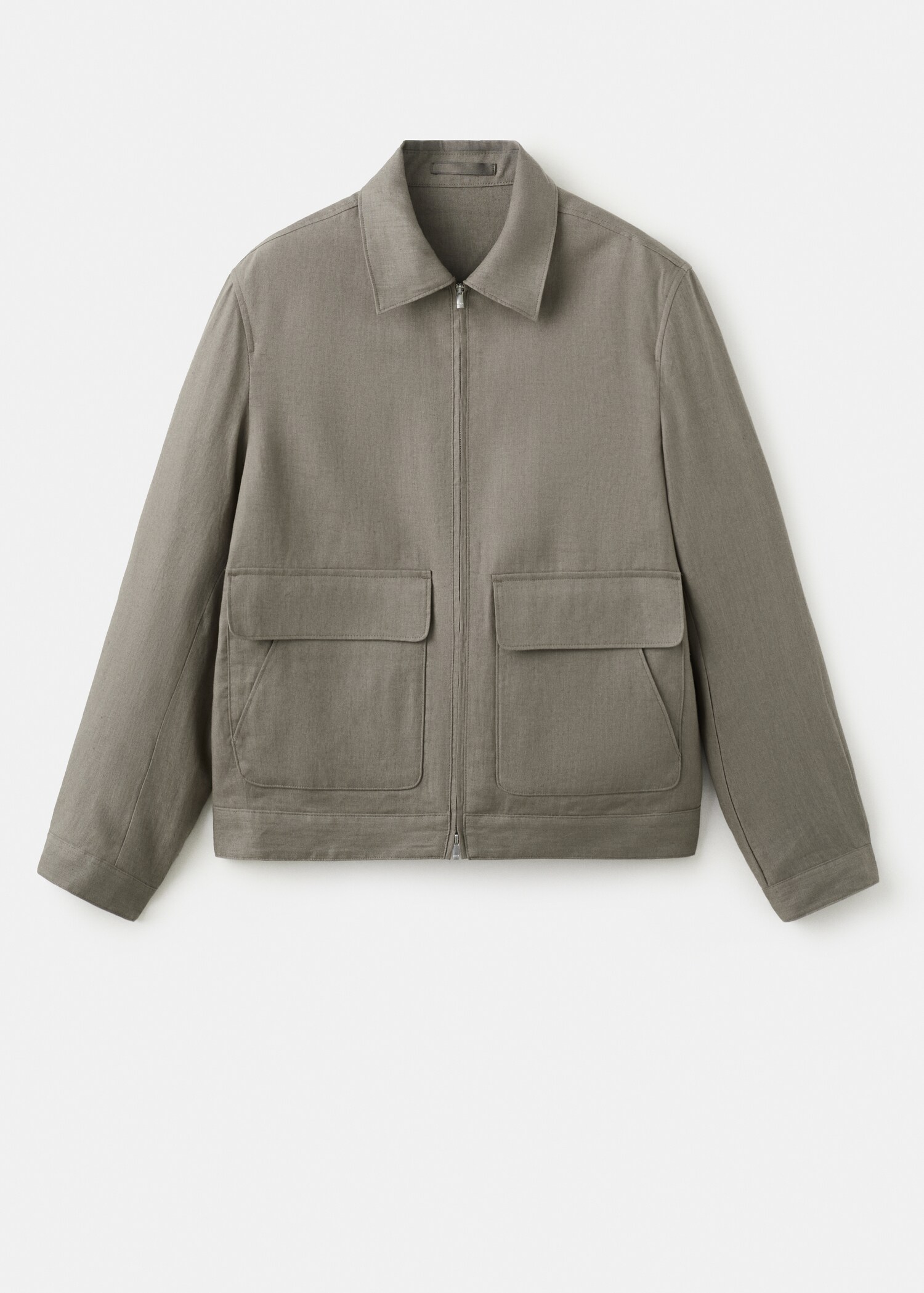 100% linen jacket with pockets - Article without model