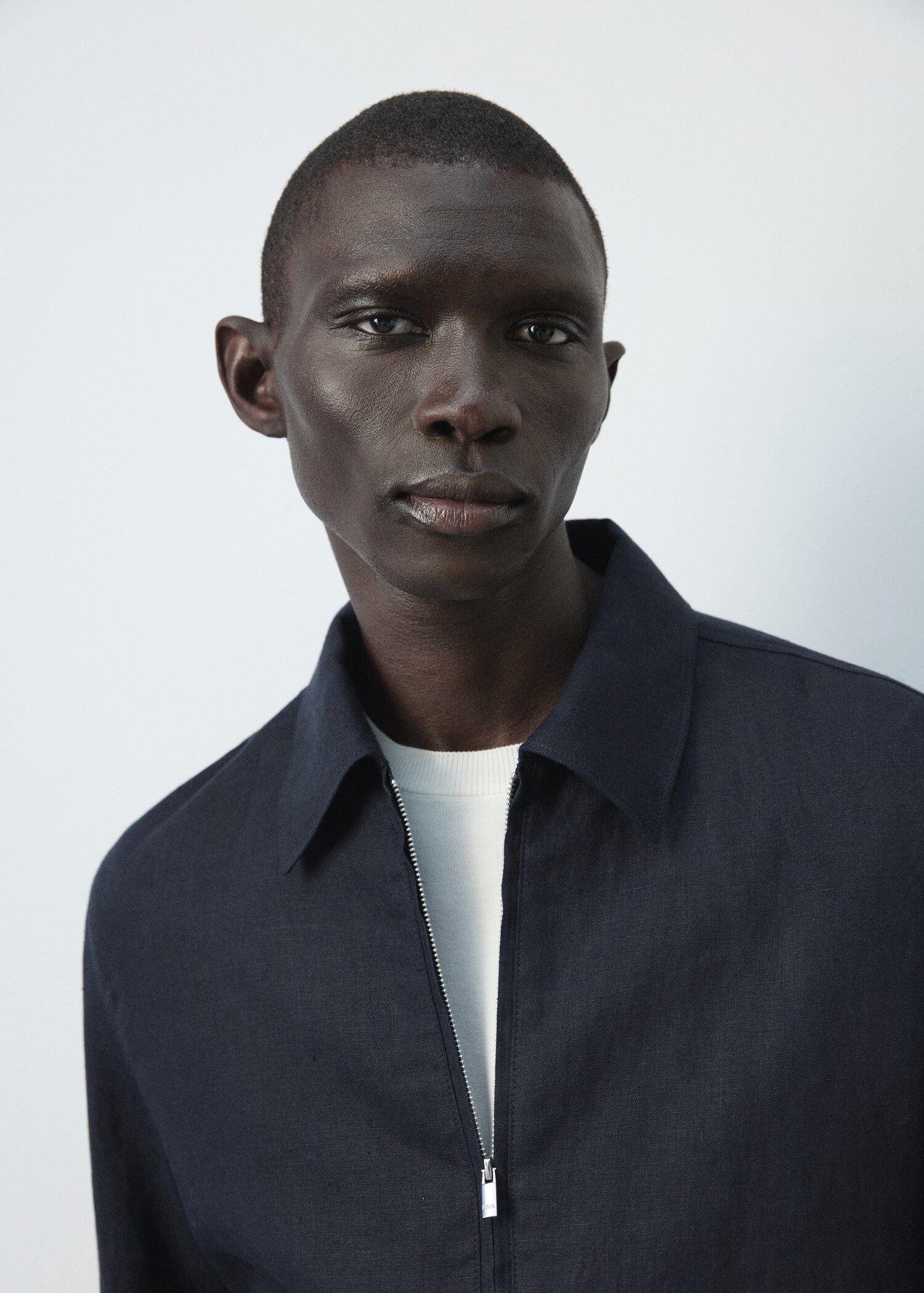 100% linen jacket with pockets - Details of the article 1