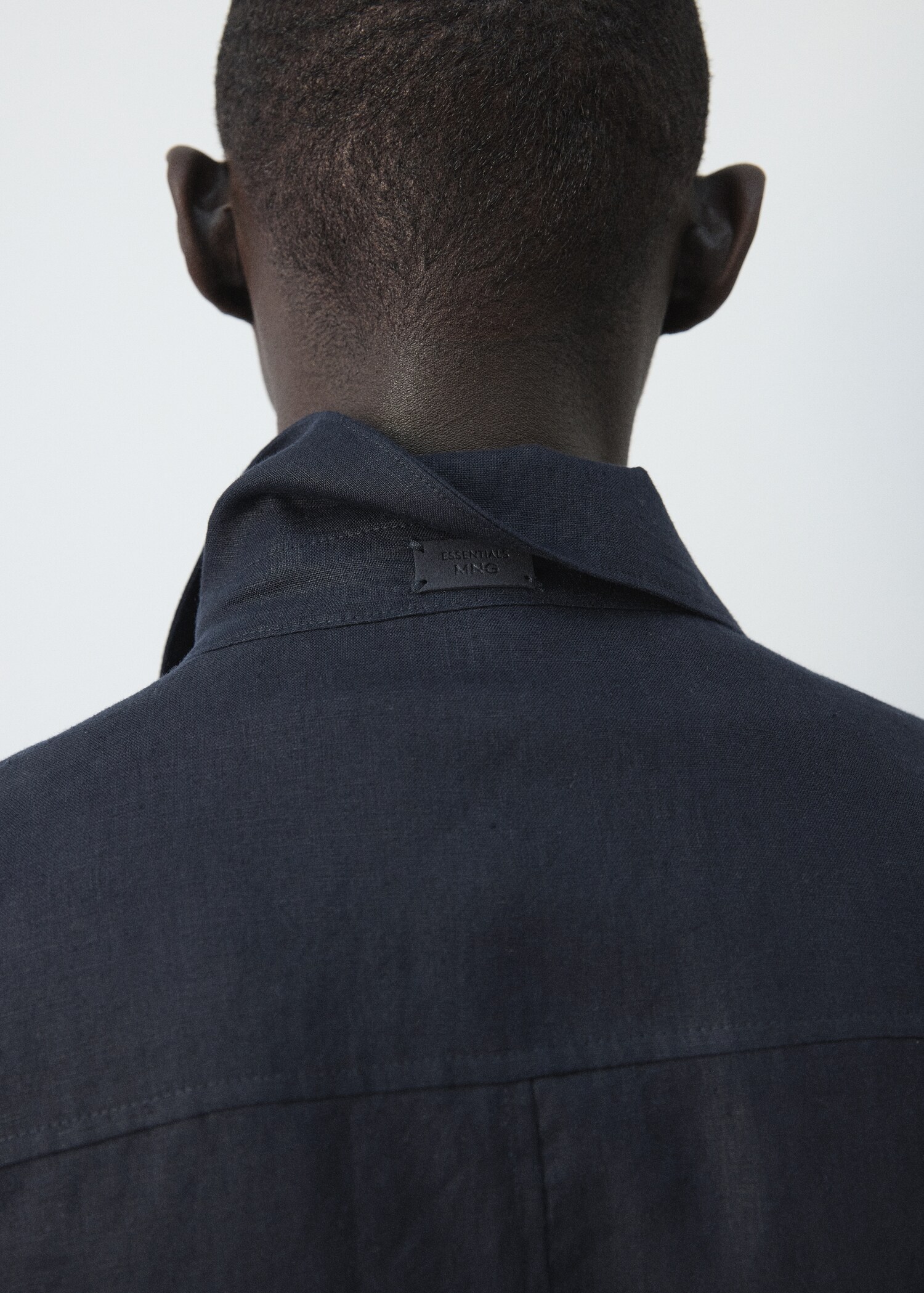 100% linen jacket with pockets - Details of the article 4