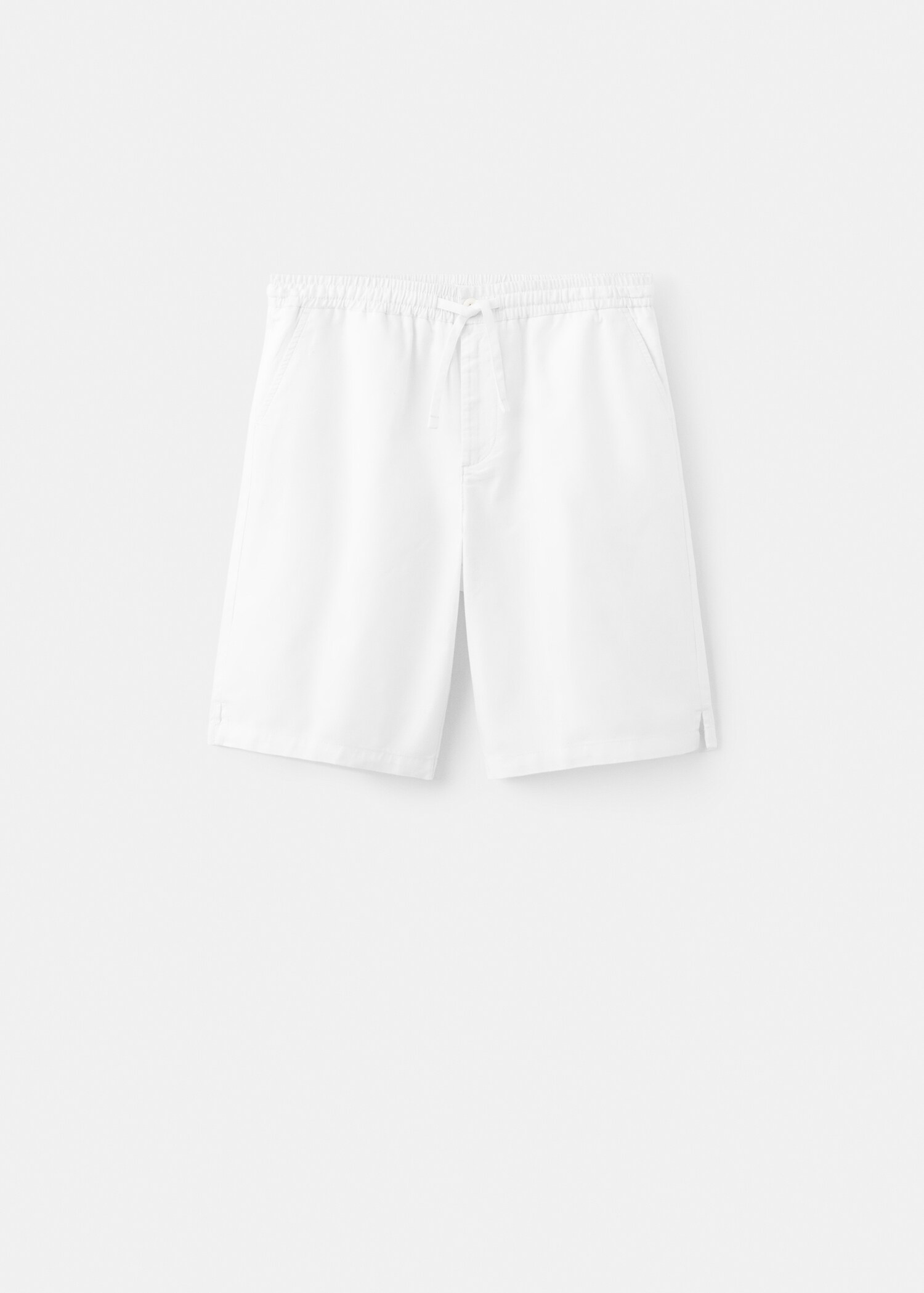 Cotton shorts with drawstring - Article without model
