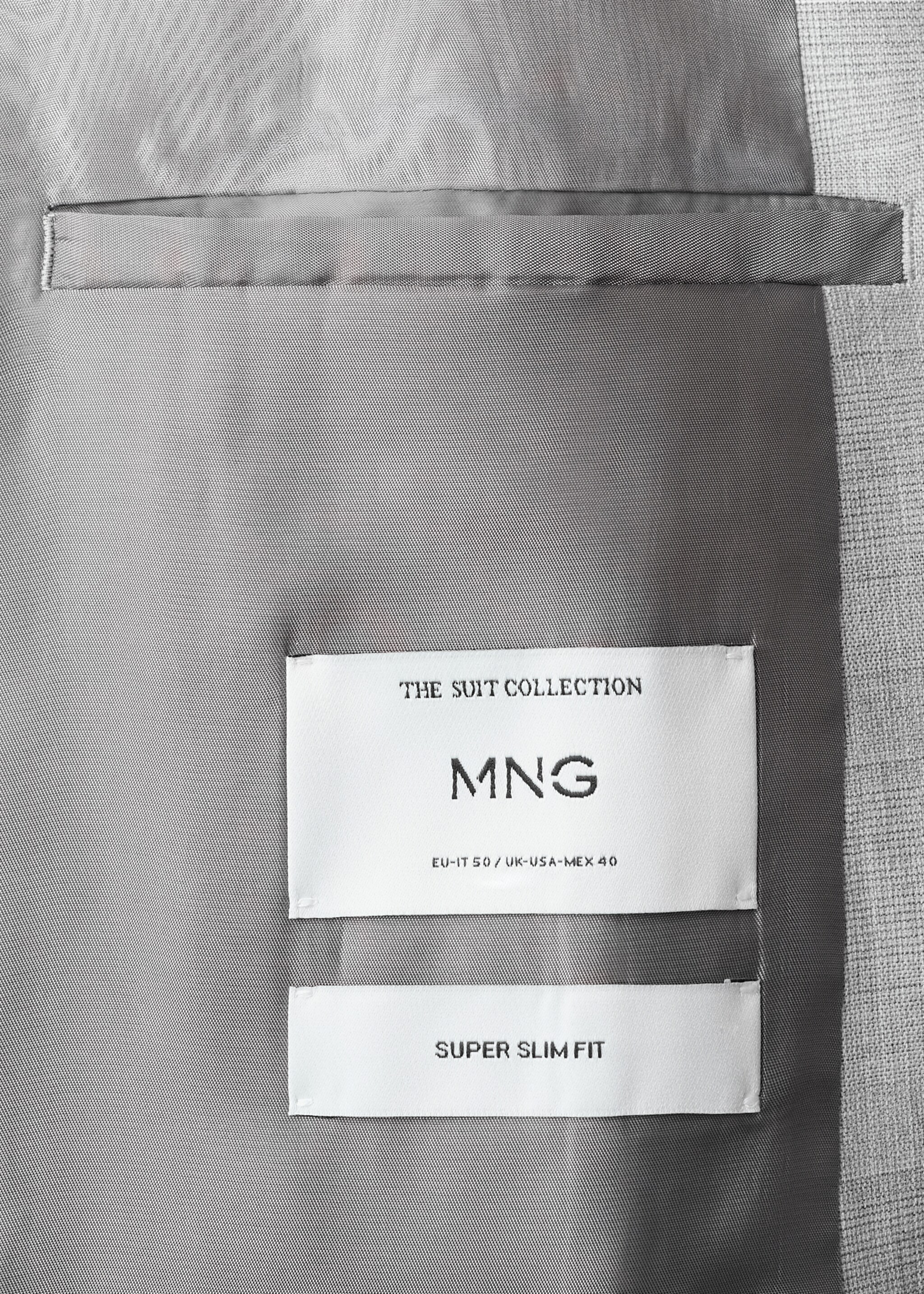 Blazer paris - Details of the article 0, Light Heather Grey. Ref: 27045934-00.