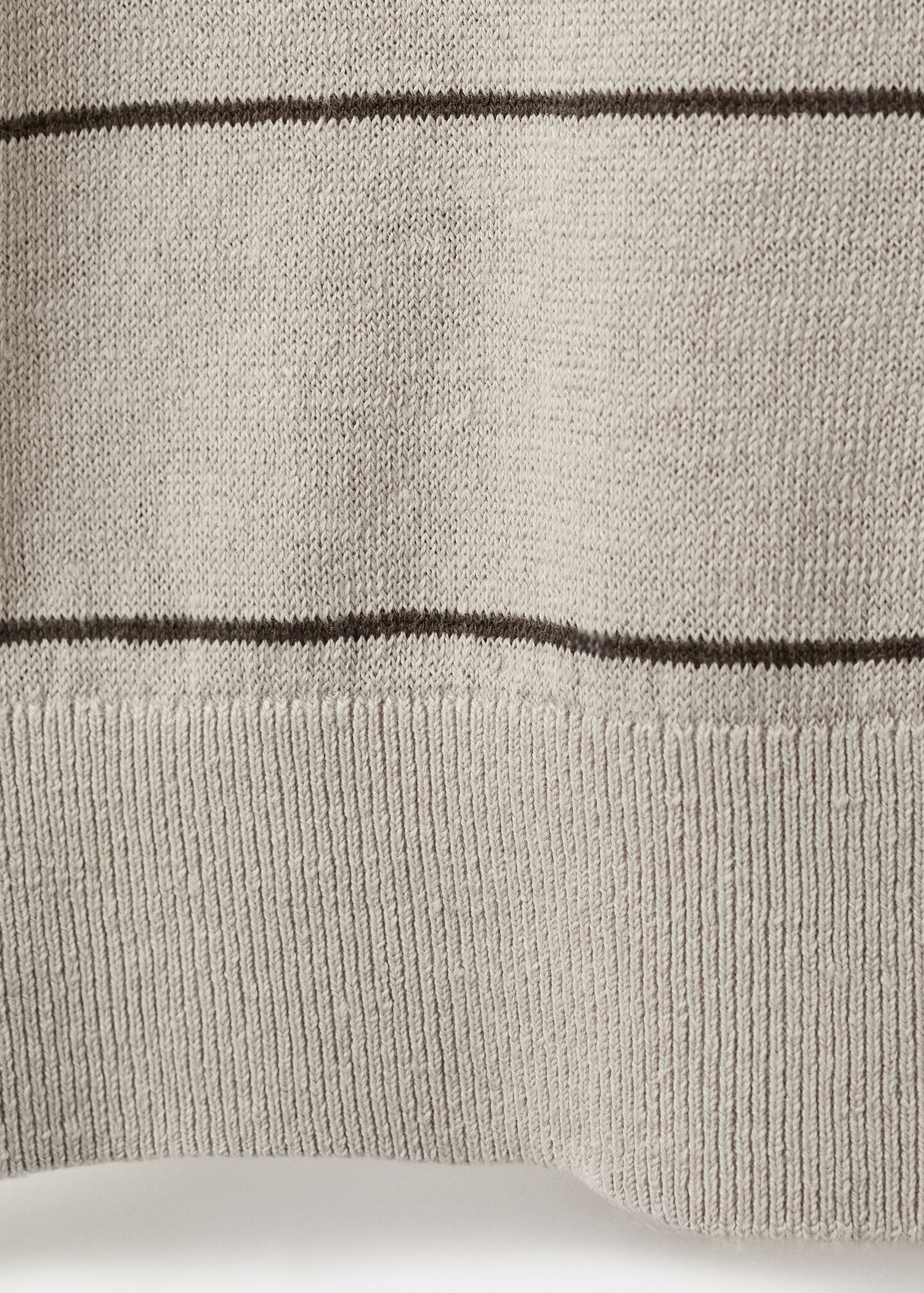 بولو جيرسي مزيج كتان مخطط - تفاصيل المنتج 0