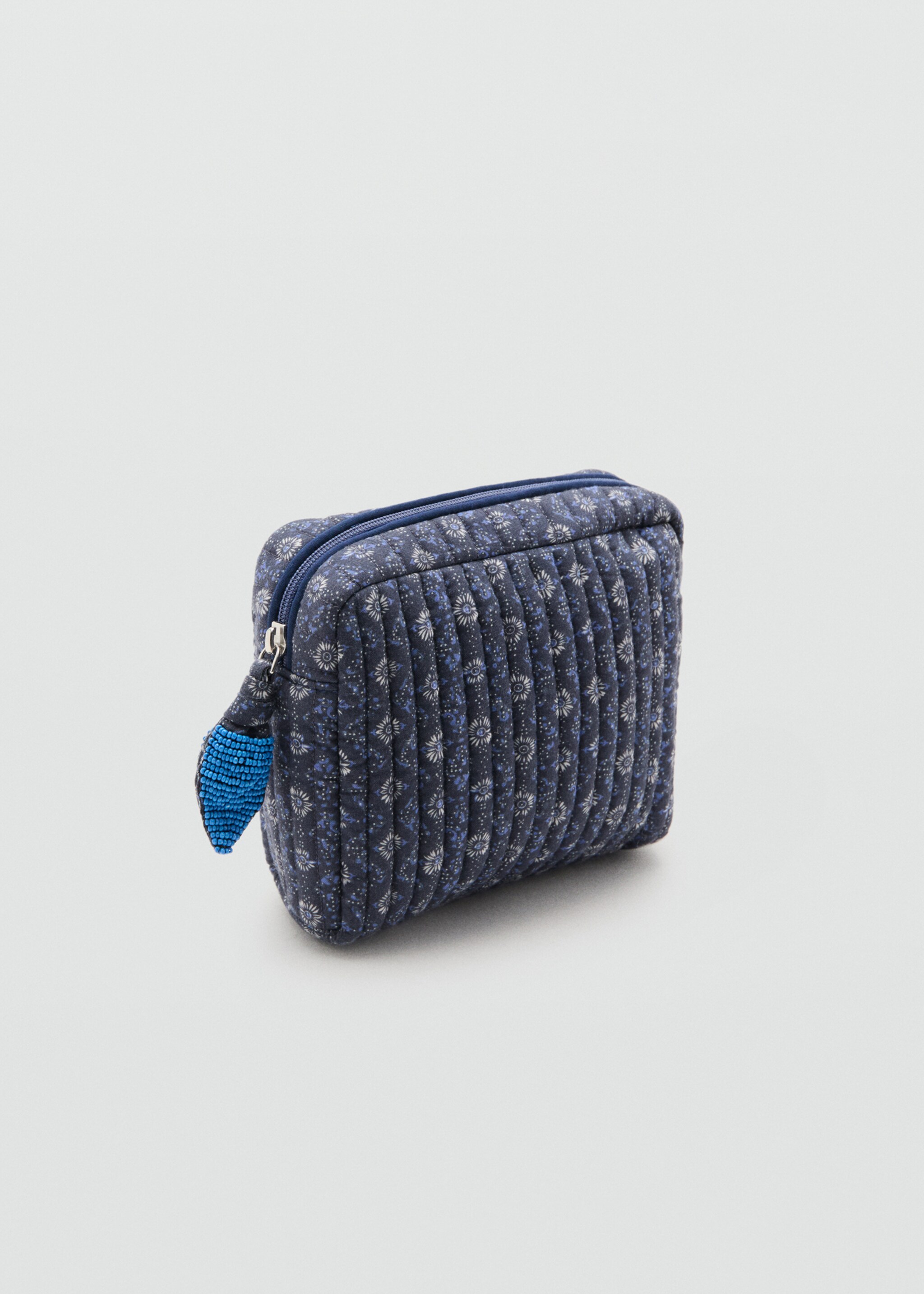 حقيبة مكياج بنقش إثني - رؤية وسط, أزرق غامق. Ref: 27045953-00.