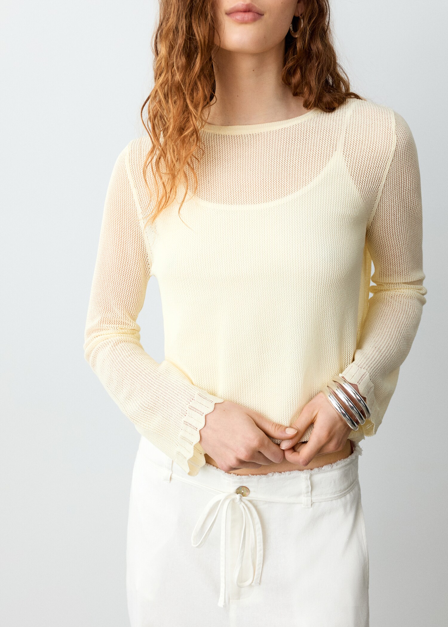 Pantalon lin nœud - Détail de l'article 6