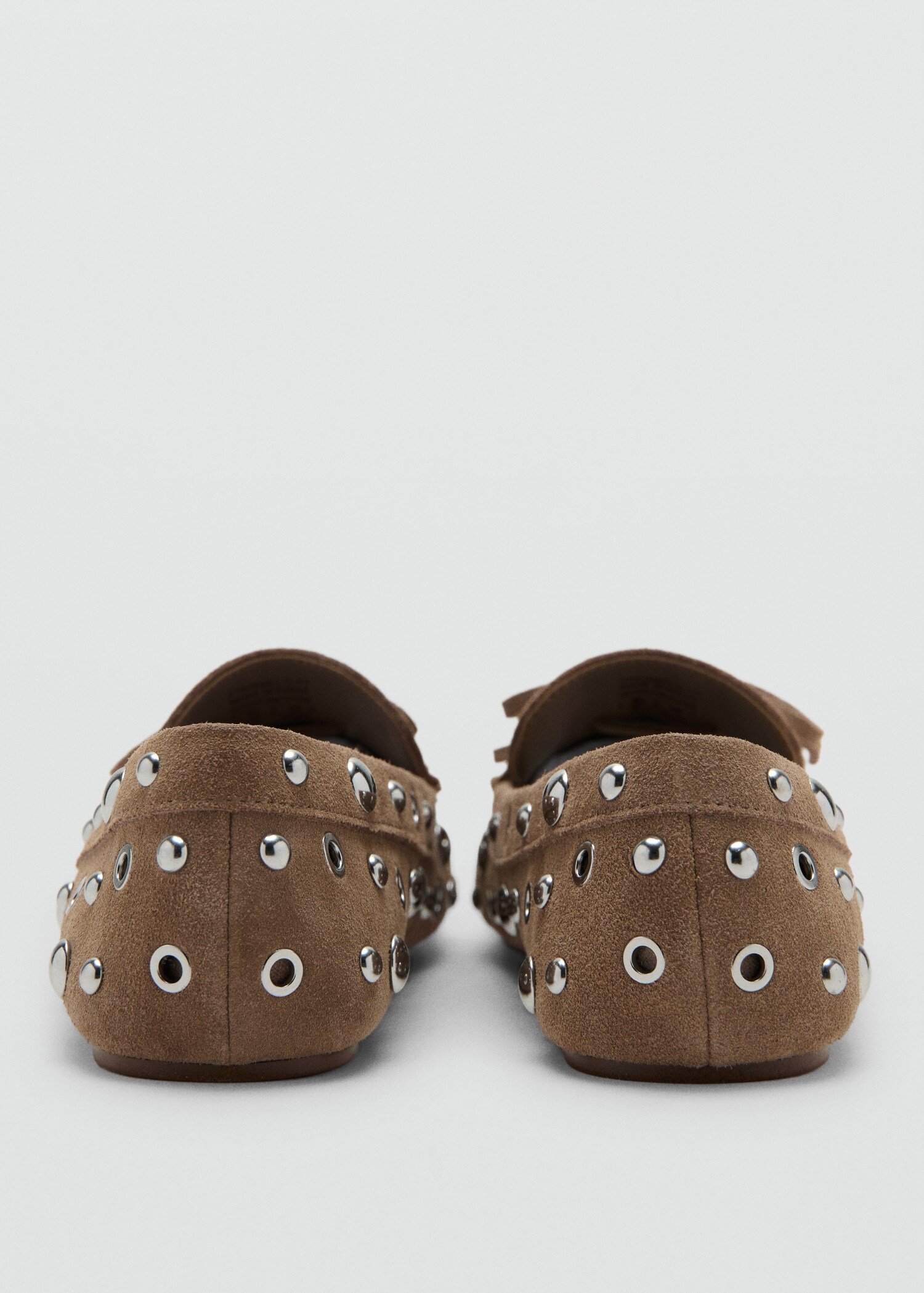 Suede moccasin with eyelets - Details of the article 2