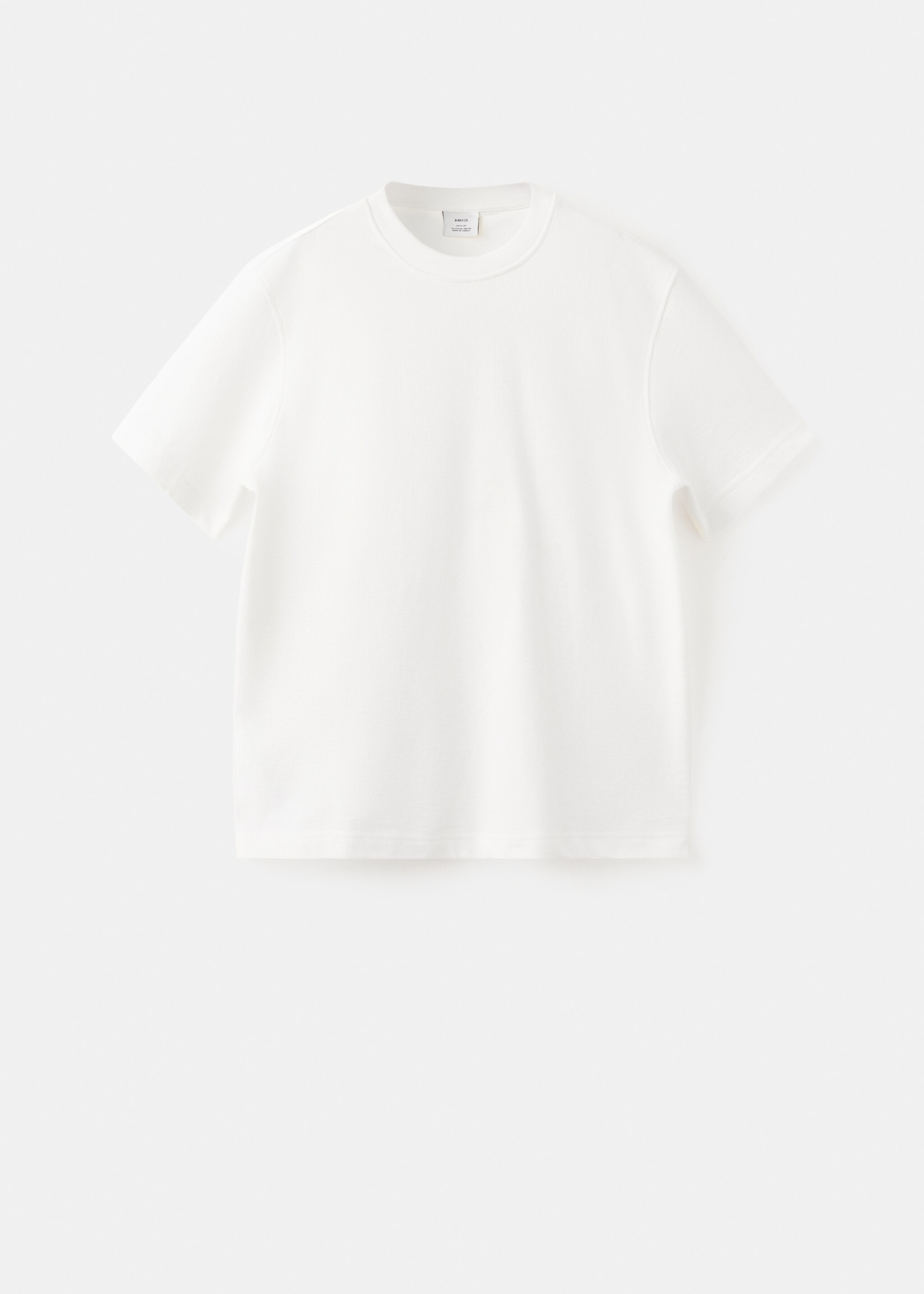 100% cotton T-shirt regular fit - Article without model, White. Ref: 27045964-00.