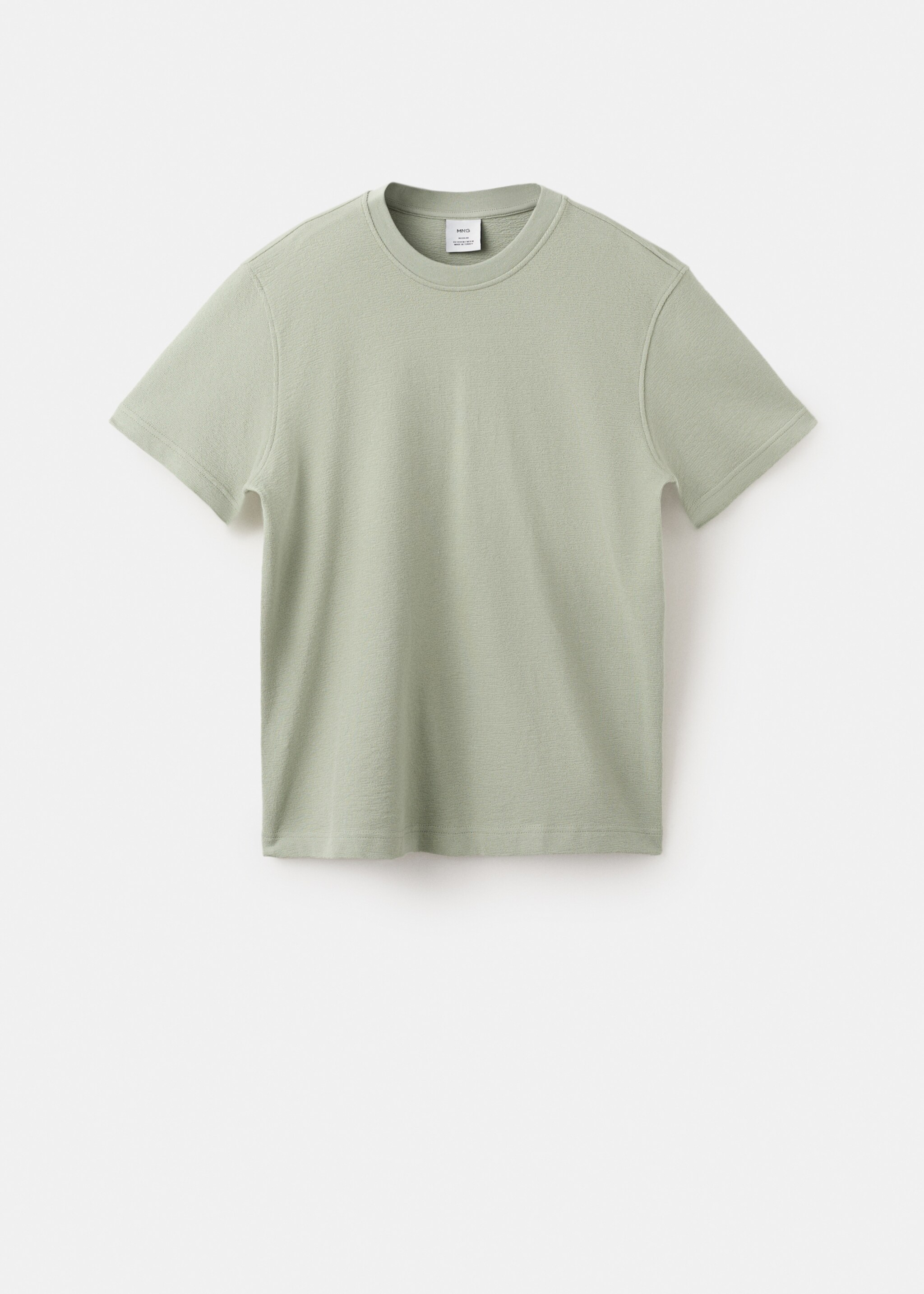 100% cotton T-shirt regular fit - Article without model, Mint Green. Ref: 27045964-00.