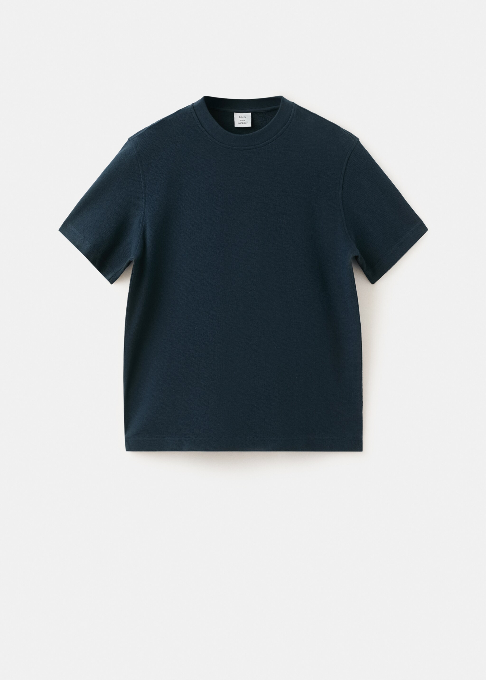 100% cotton T-shirt regular fit - Article without model, Navy. Ref: 27045964-00.