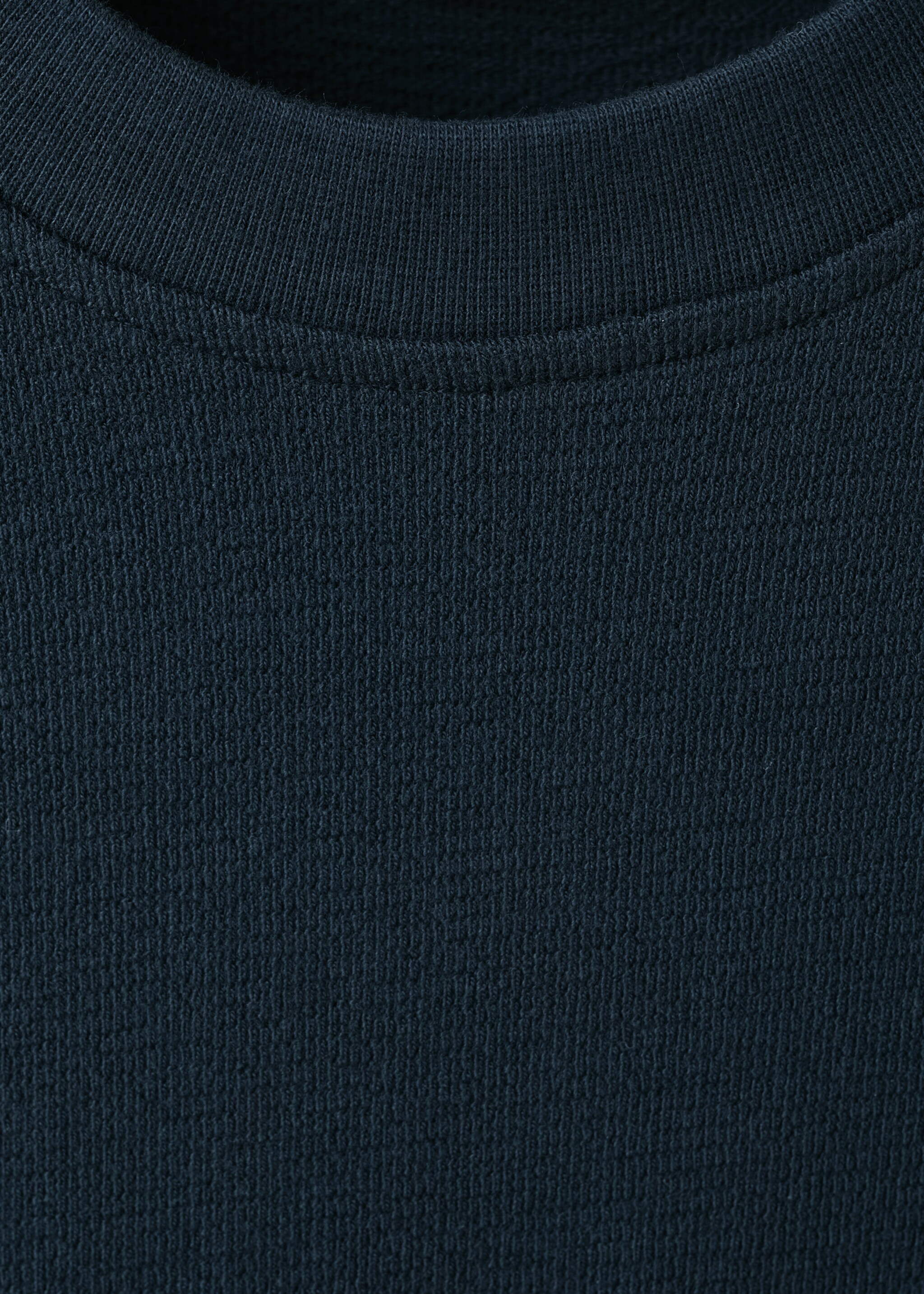 100% cotton T-shirt regular fit - Details of the article 8, Navy. Ref: 27045964-00.