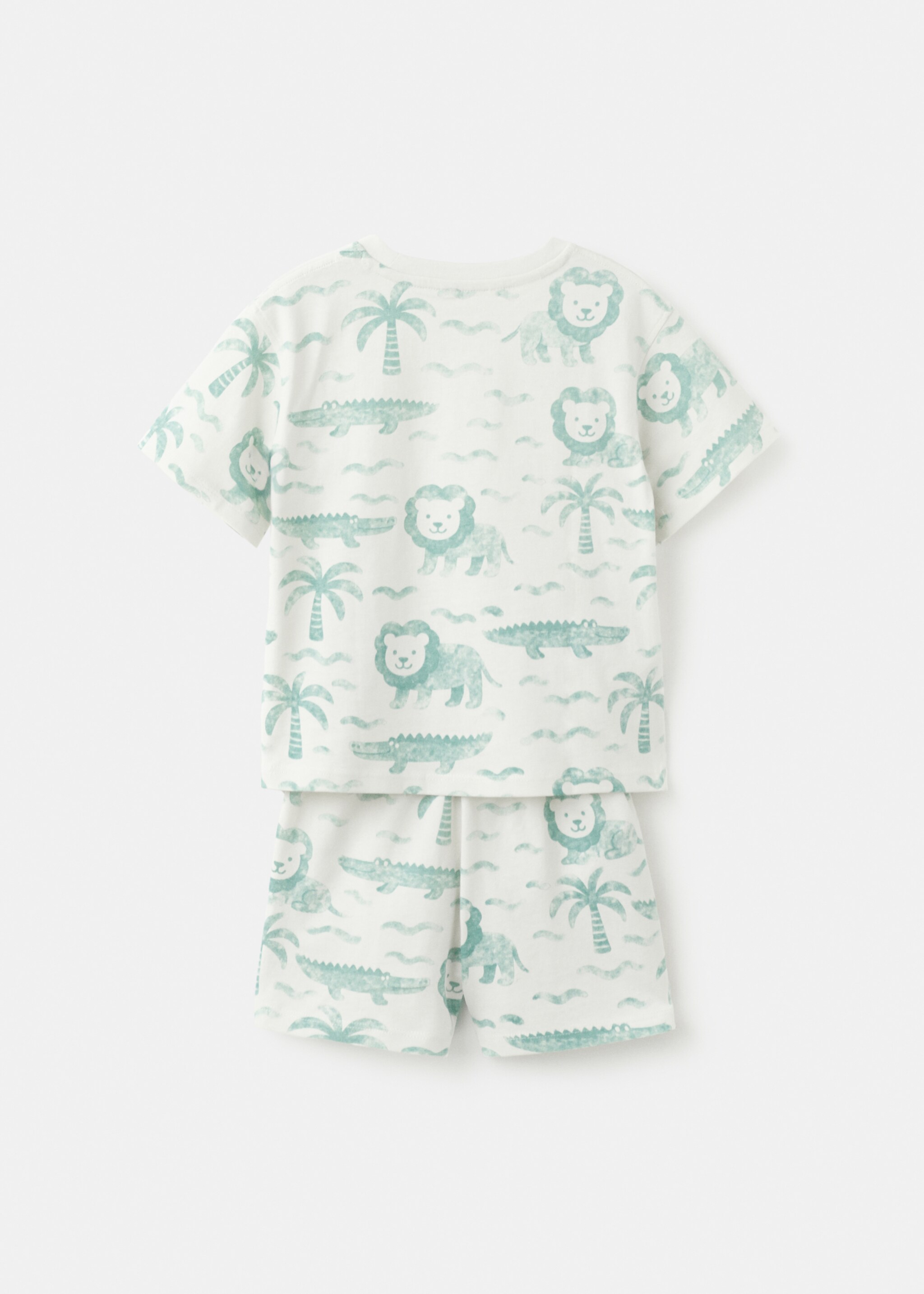 Pijama selvapib - Reverso del artículo, Verde agua. Ref: 27045967-00.