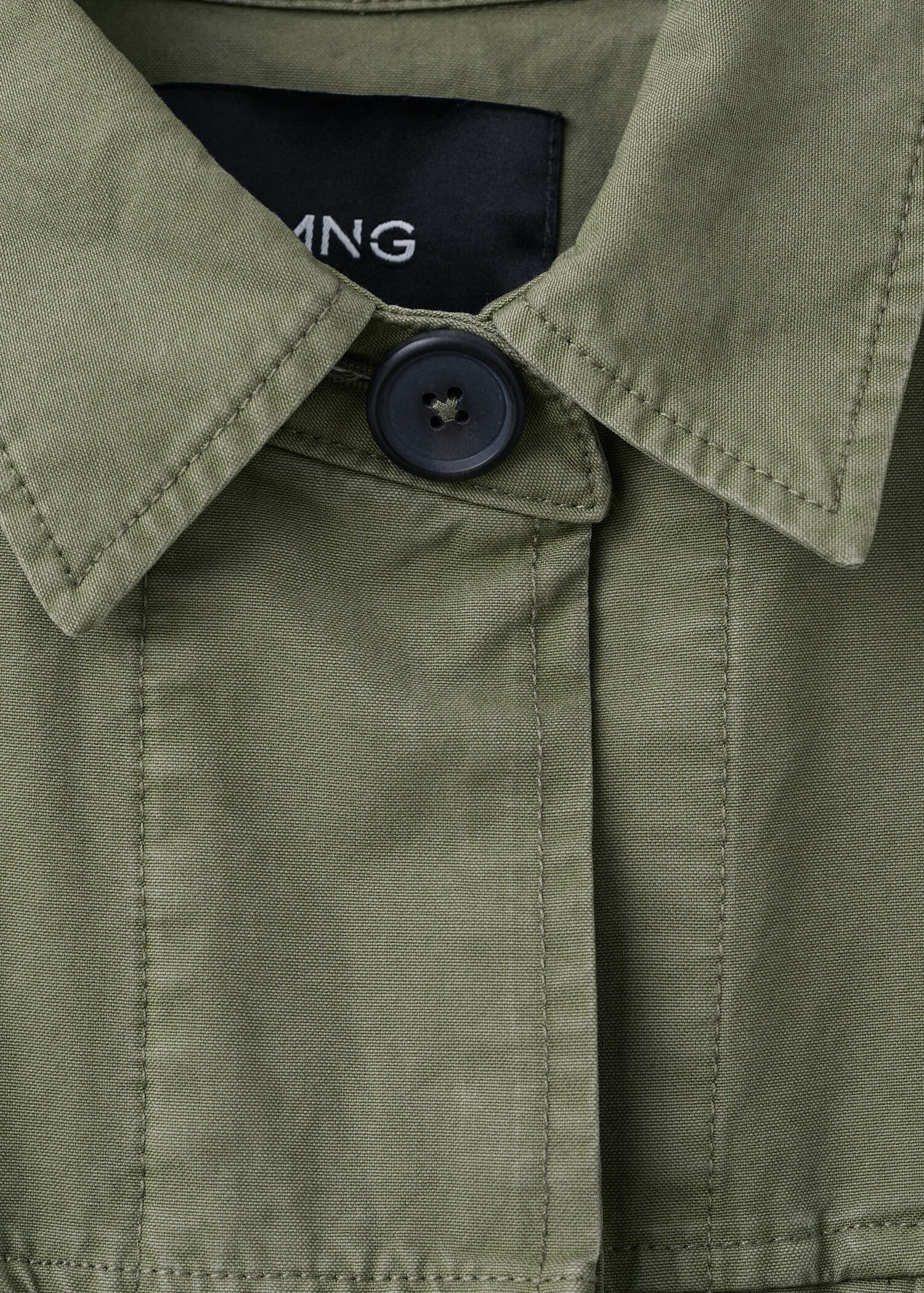 Oversized denim parka - Details of the article 8