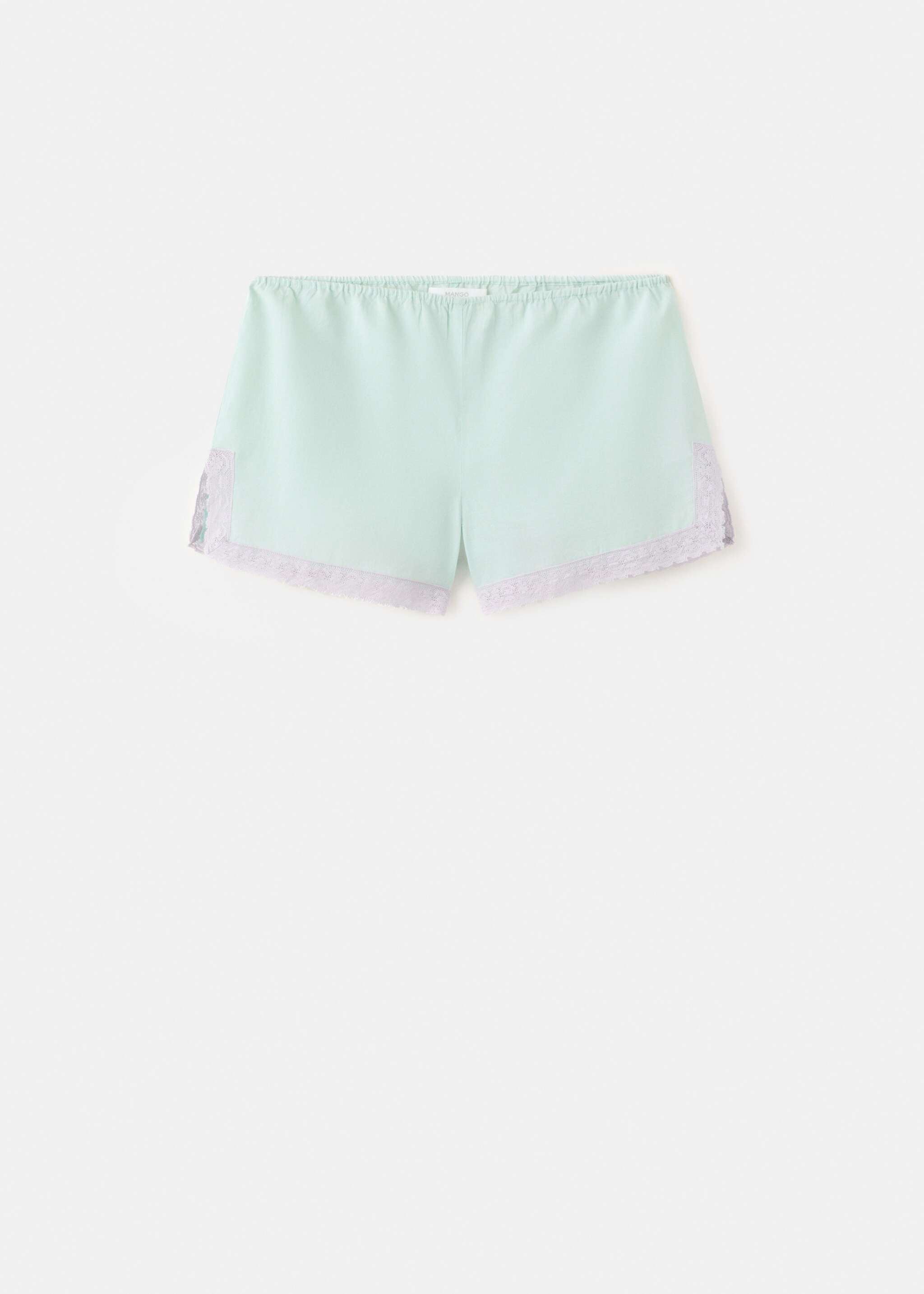100% cotton pyjama shorts - Article without model, Blue. Ref: 27045974-00.