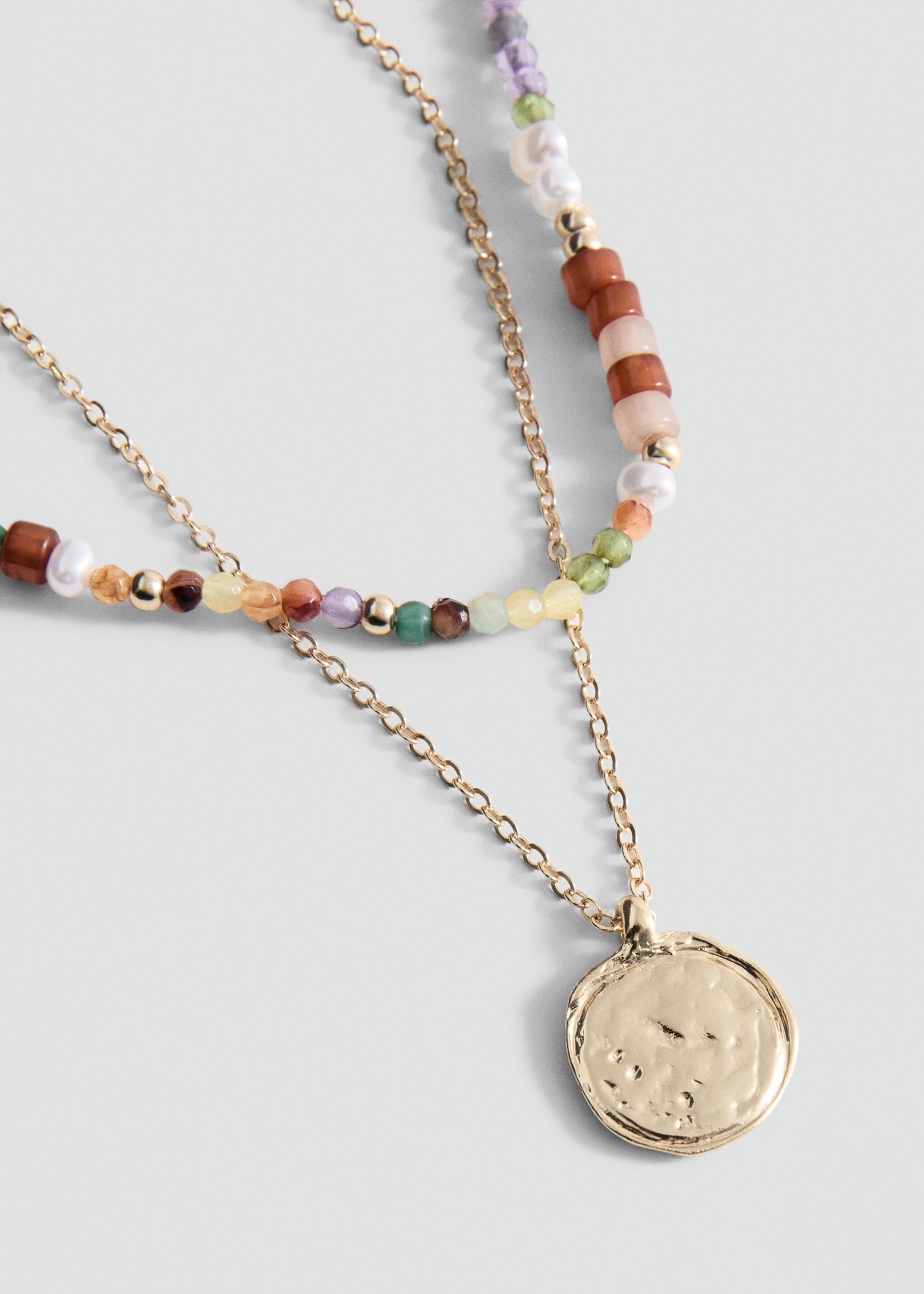 Necklace marta - Medium plane, Gold. Ref: 27045978-00.