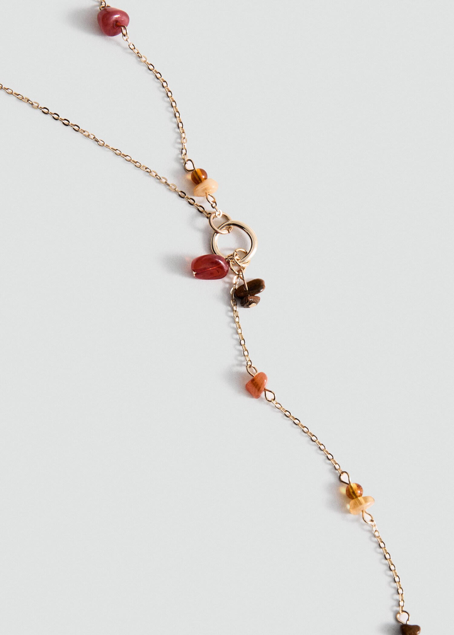 Beads pendant necklace - Medium plane