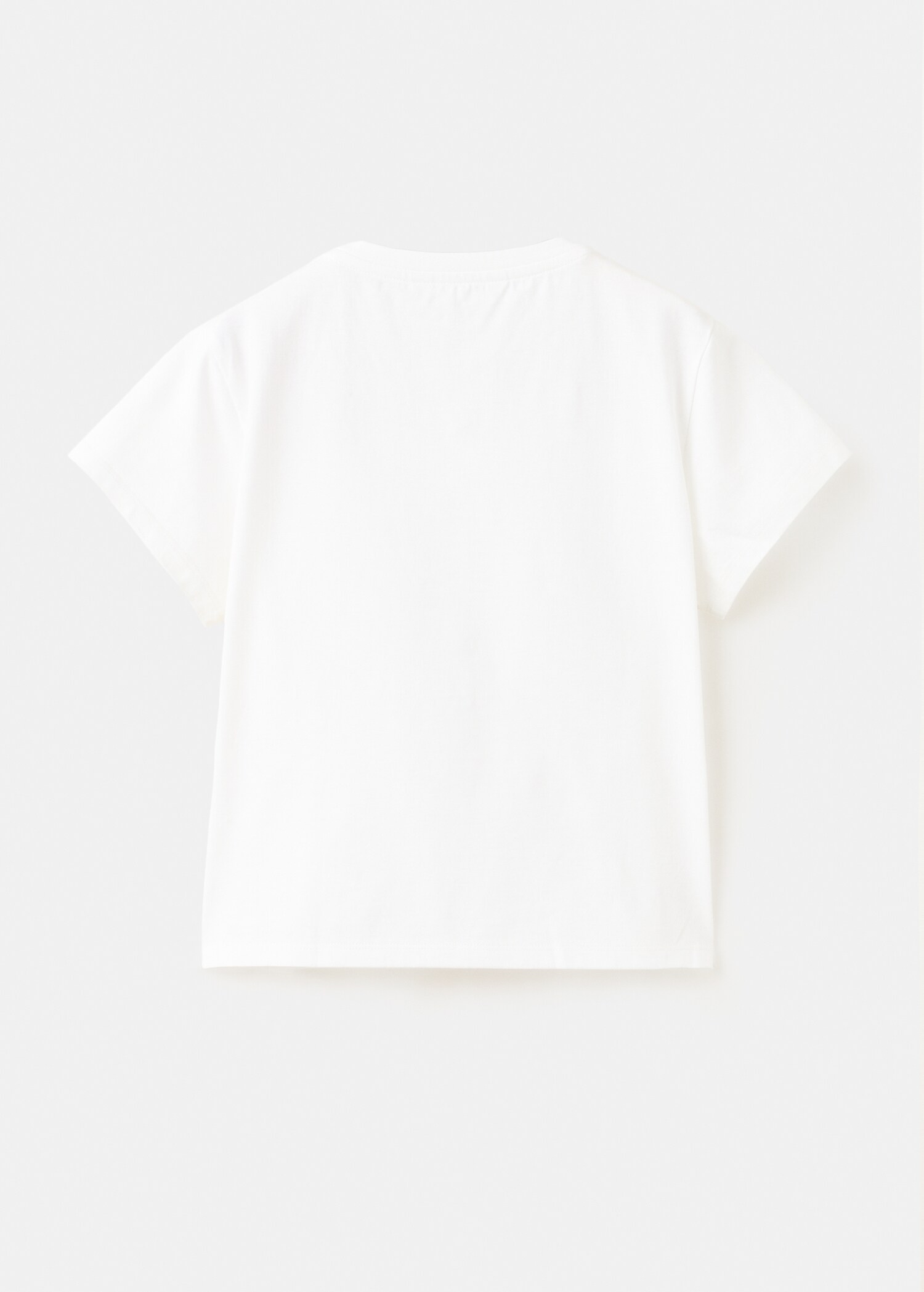 Cotton shell print T-shirt - Reverse of the article