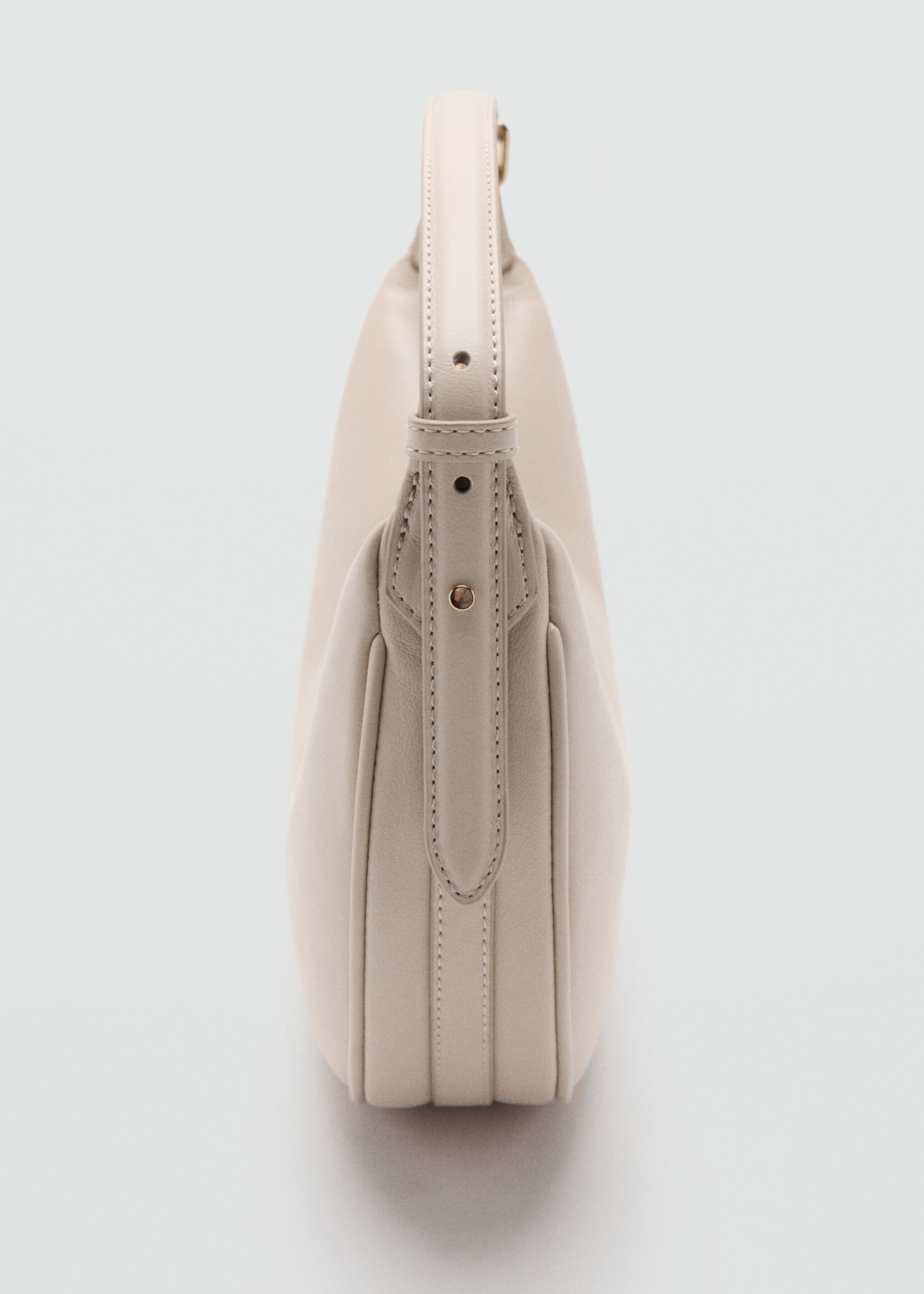 Bolso de mano ovalado - Detalle del artículo 1, Blanco roto. Ref: 27045981-00.