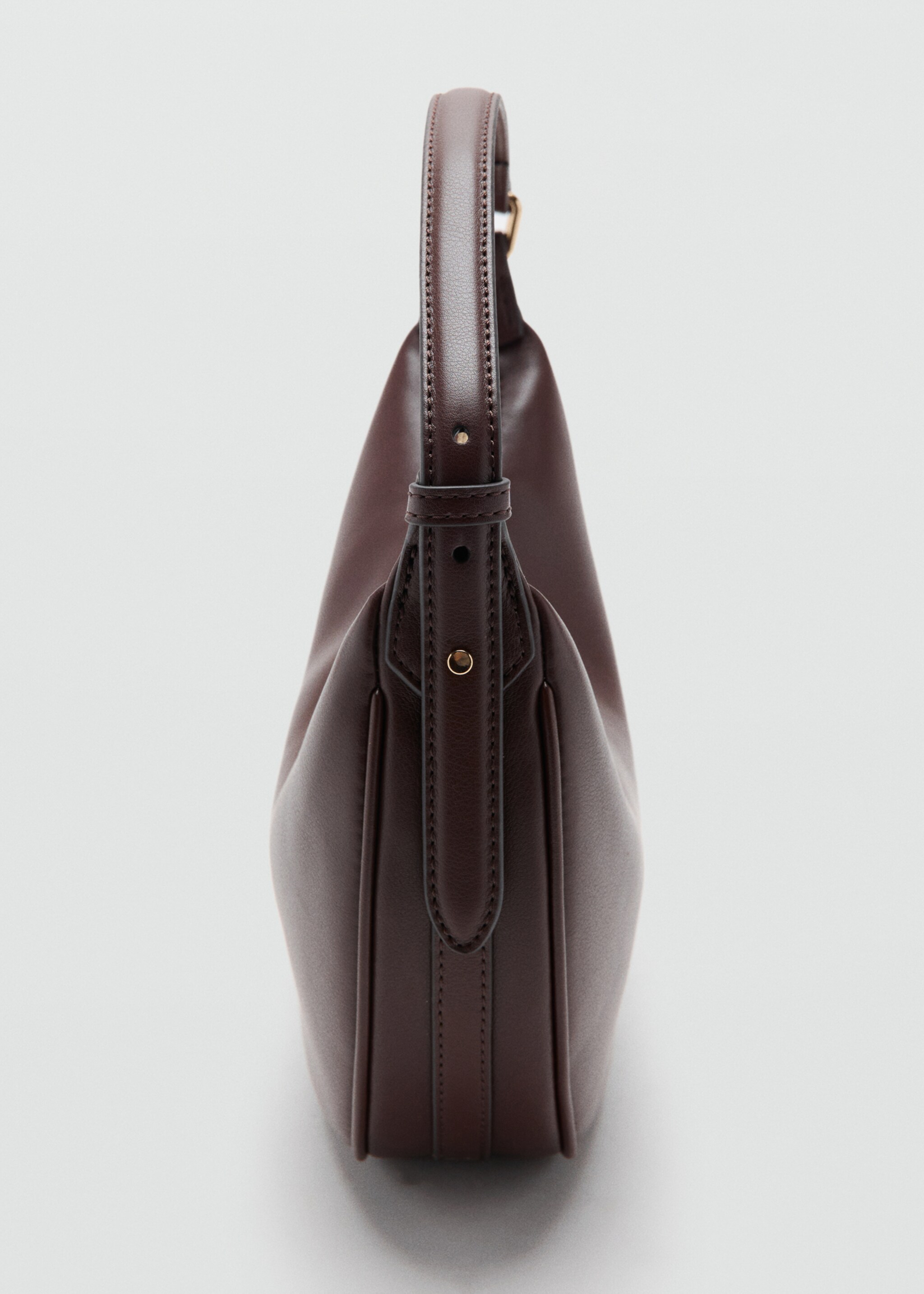 Bolso de mano ovalado - Detalle del artículo 1, Chocolate. Ref: 27045981-00.