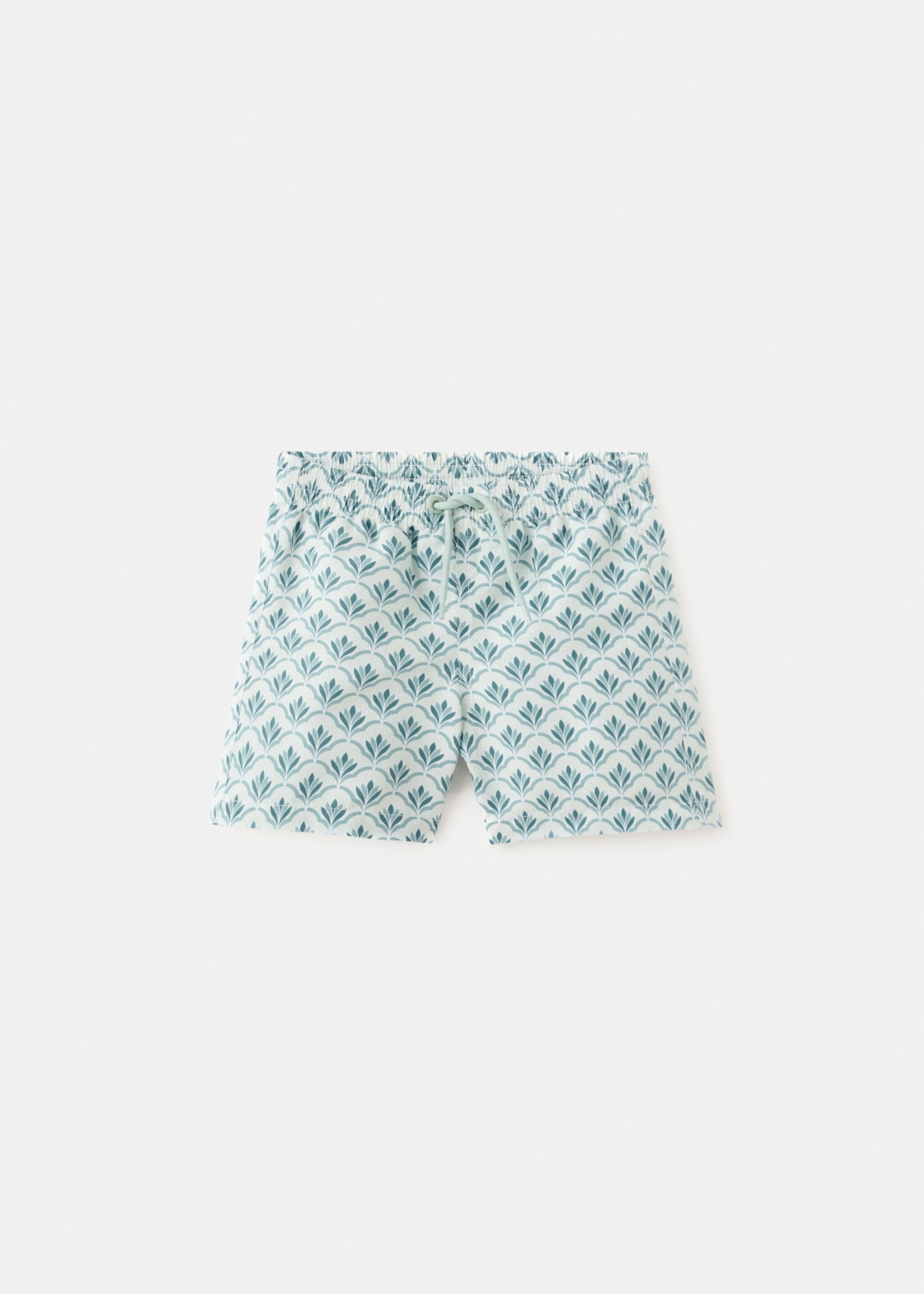Printed swimming trunks - Article without model, Aqua Green. Ref: 27045982-00.