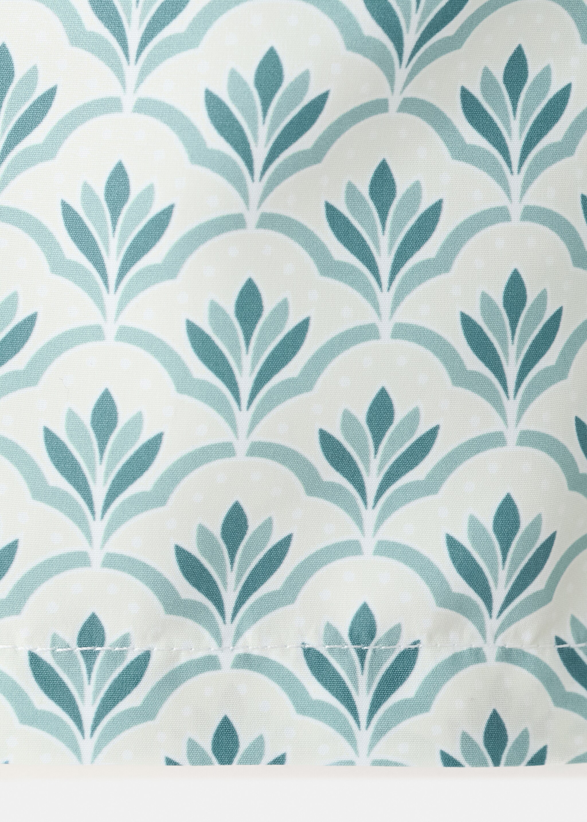 Printed swimming trunks - Details of the article 0, Aqua Green. Ref: 27045982-00.