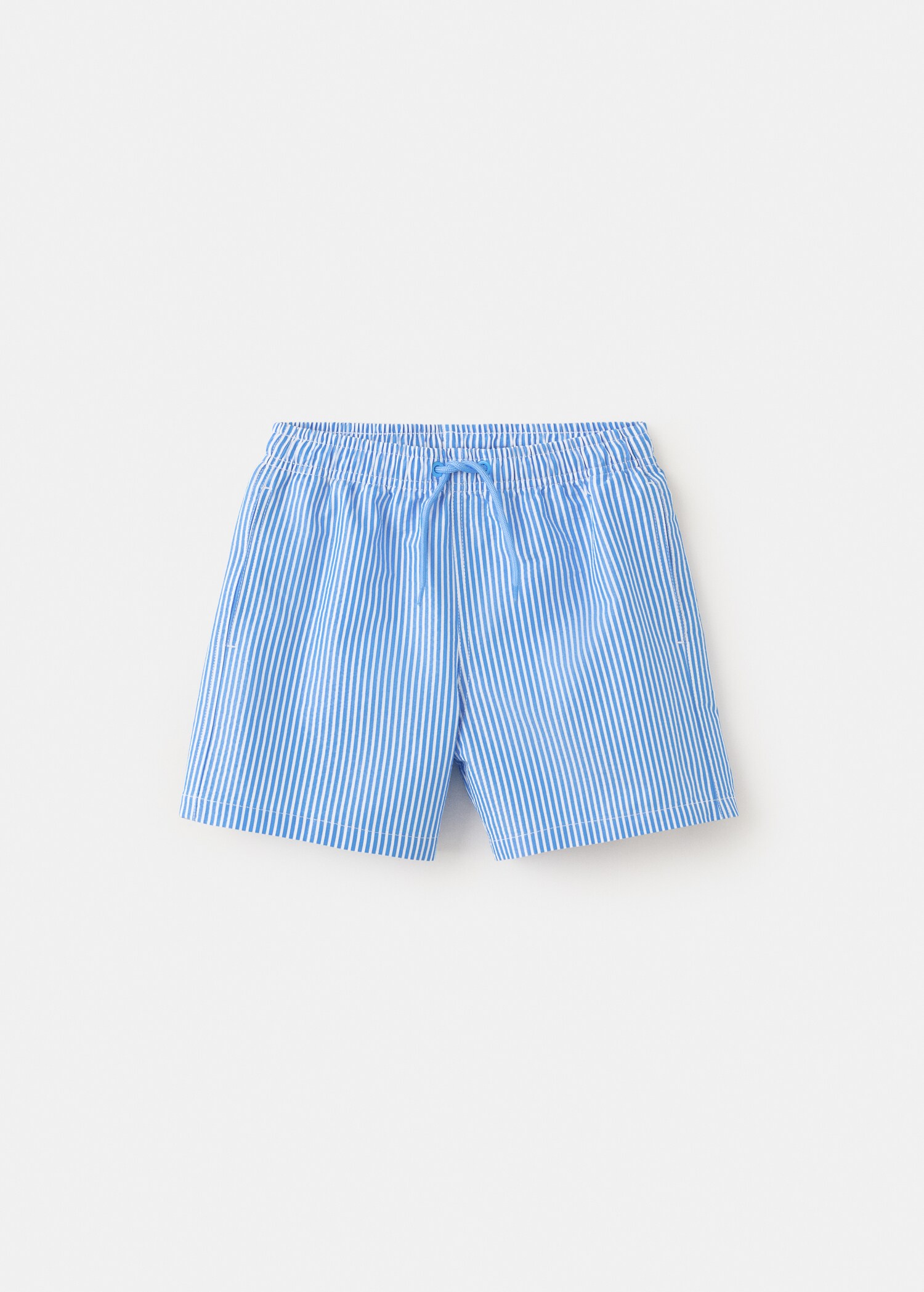 Seersucker striped swimsuit - Article without model