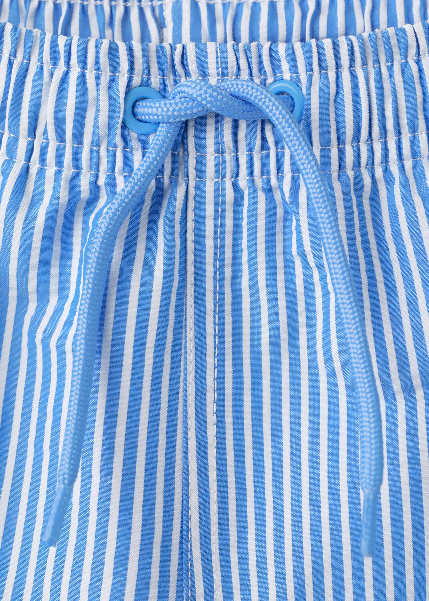 Seersucker striped swimsuit - Details of the article 8