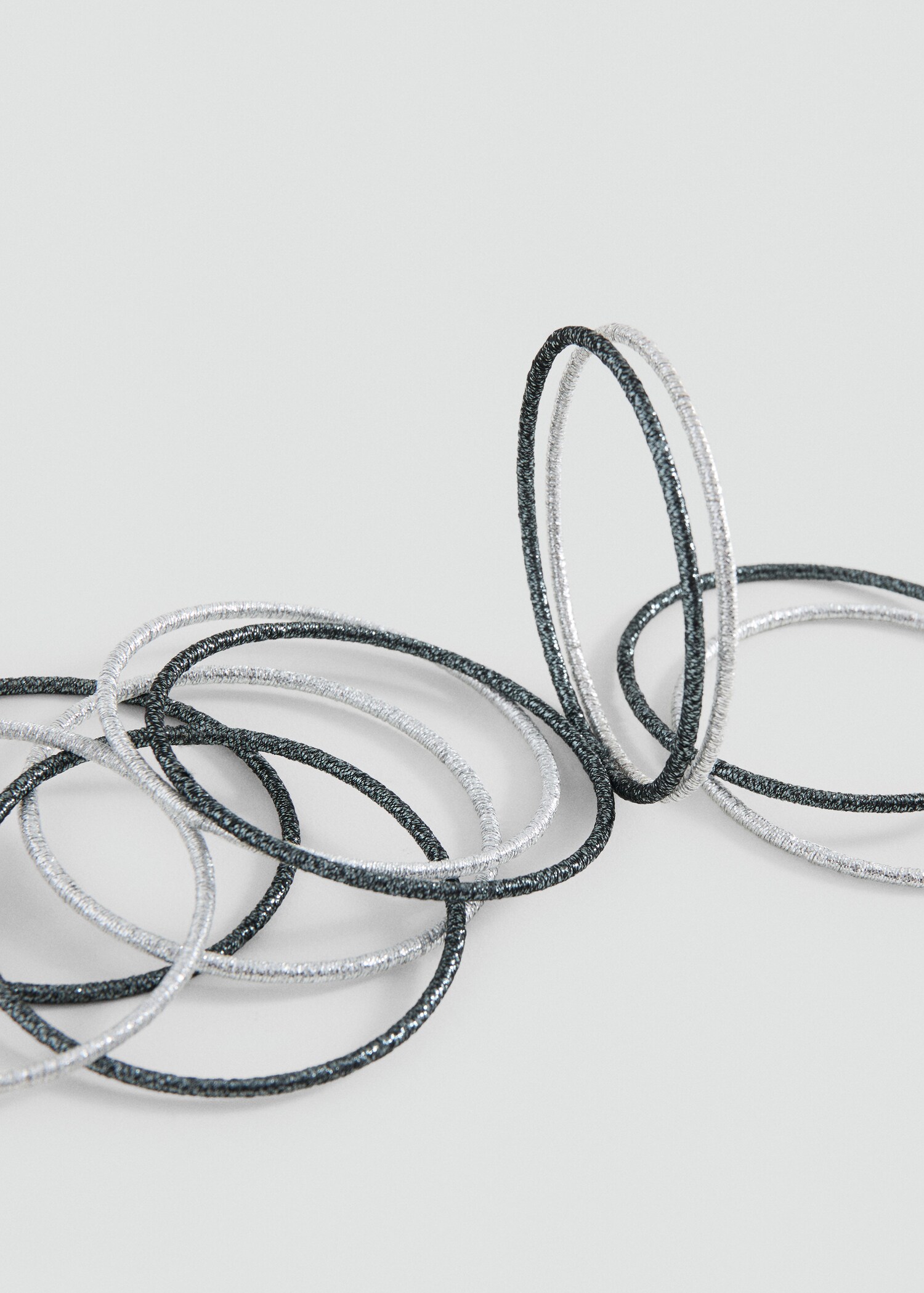 Ensemble bracelets brillants - Plan moyen